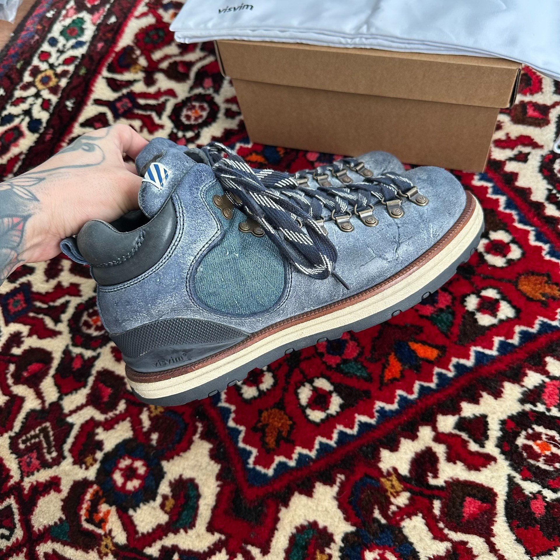 visvim 11AW Serra Mountaineering Boots — detail
