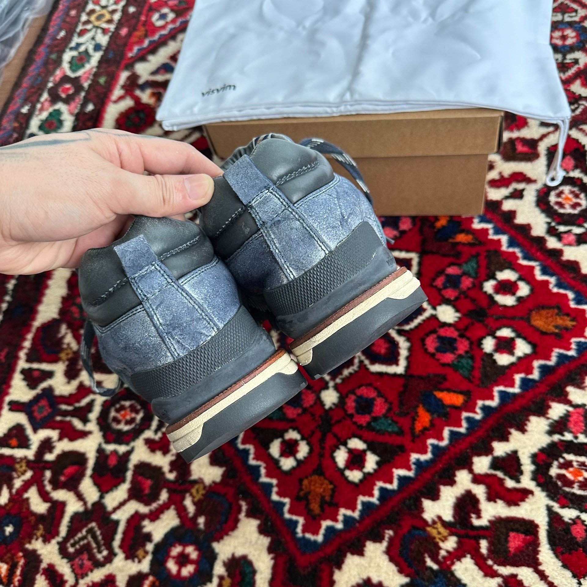 visvim 11AW Serra Mountaineering Boots — label
