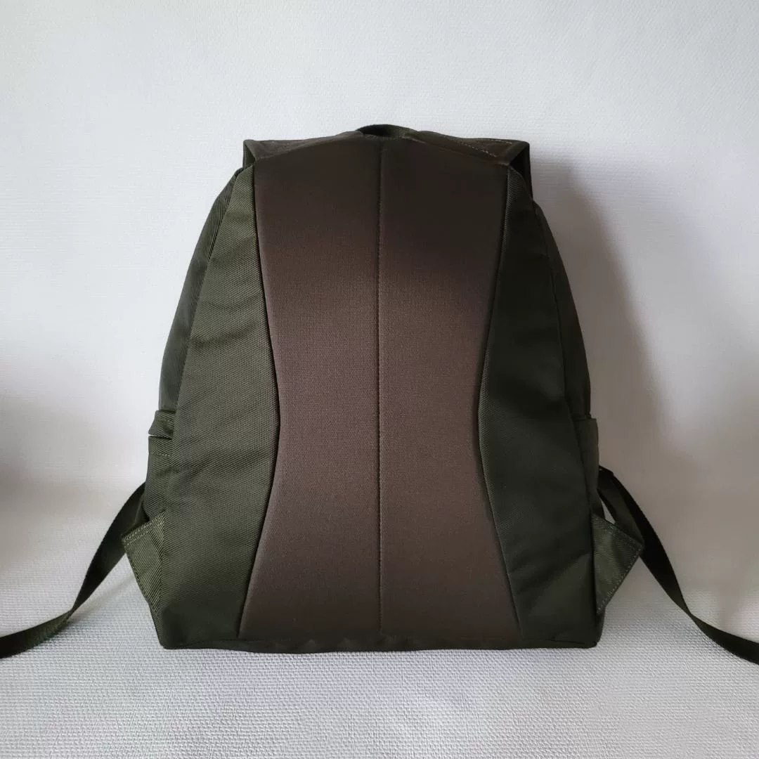 Porter Unit Khaki Military Backpack — label
