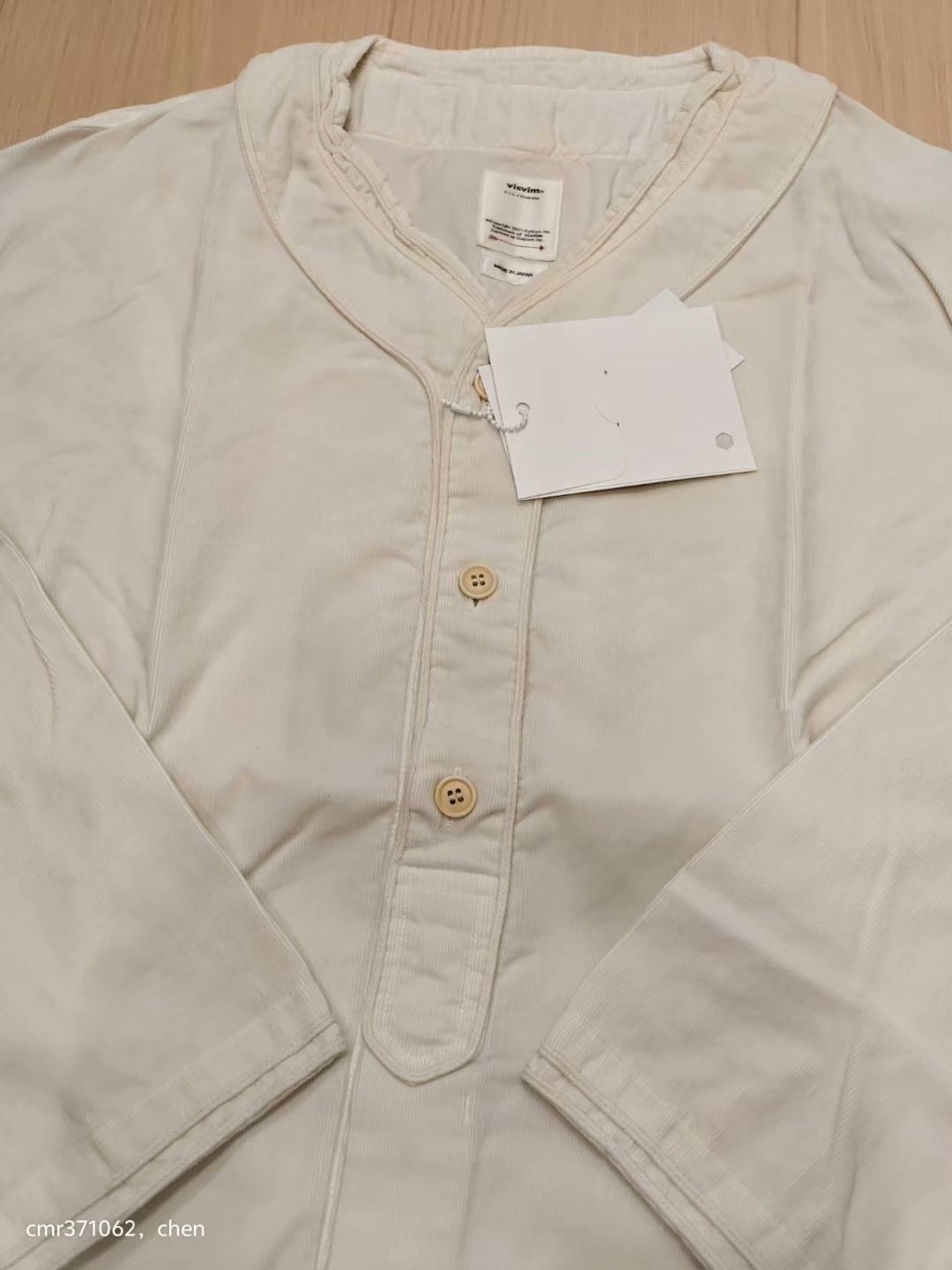 VISVIM 22aw DUGOUT SHIRT L/S CORDS — back
