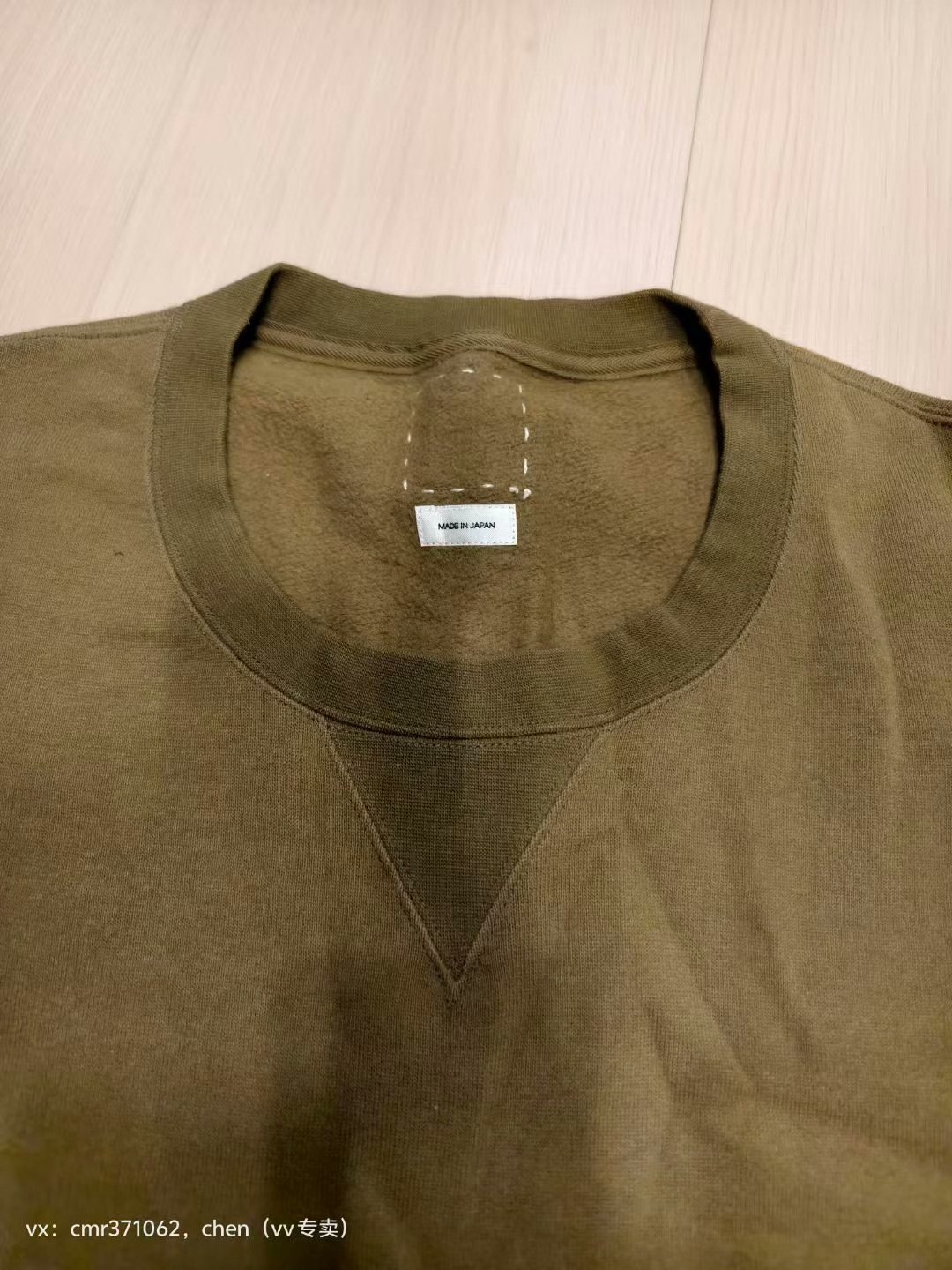 visvim 20SS Jumbo Sweat Crash — back