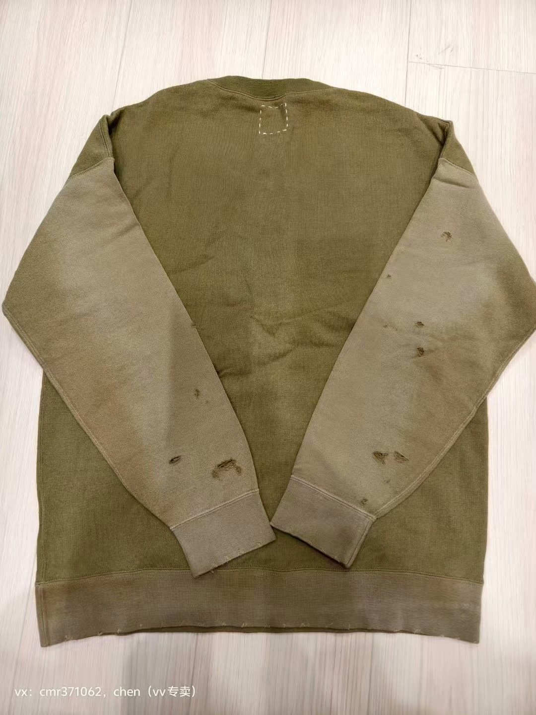 visvim 20SS Jumbo Sweat Crash — label