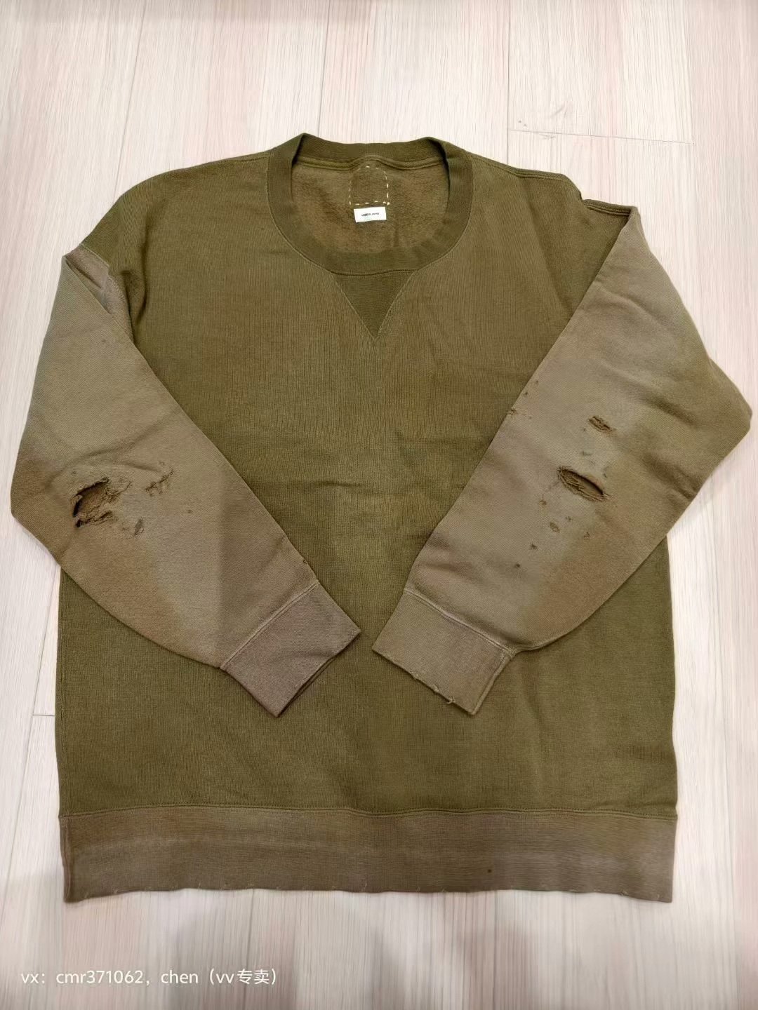 visvim 20SS Jumbo Sweat Crash