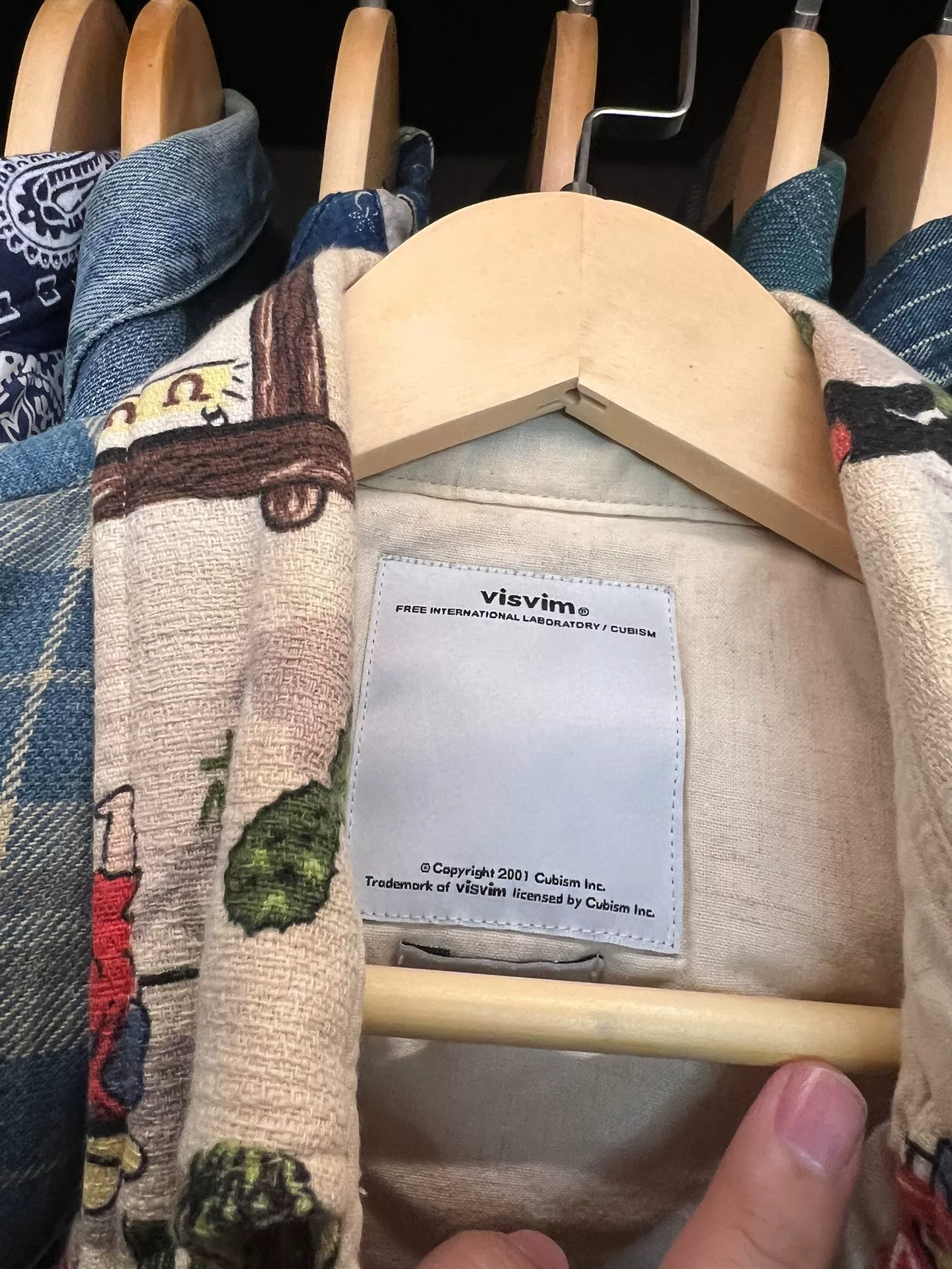 visvim Velvet Jacket — back