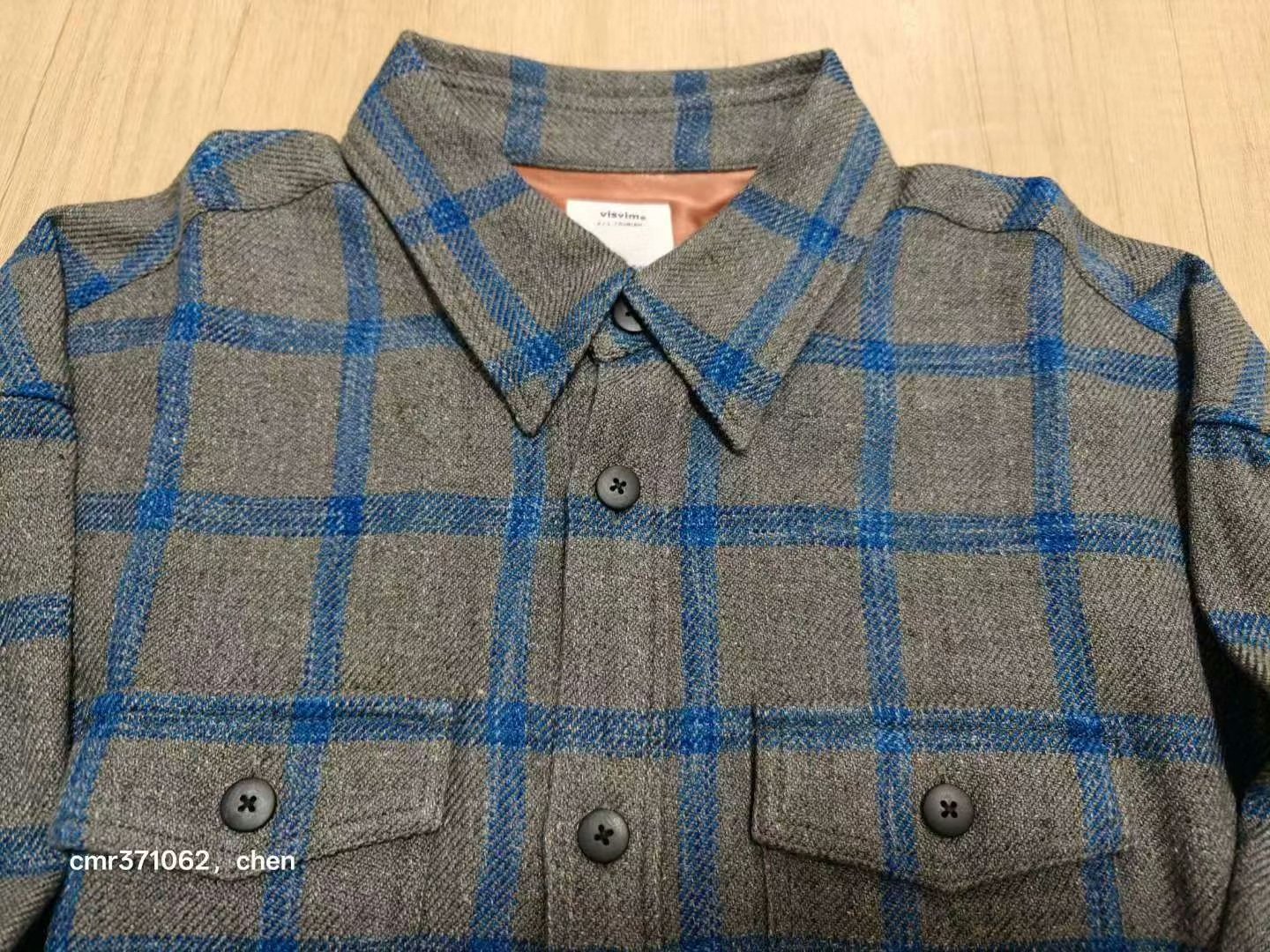 VISVIM 25SS LUMBER CHECK L/S — label