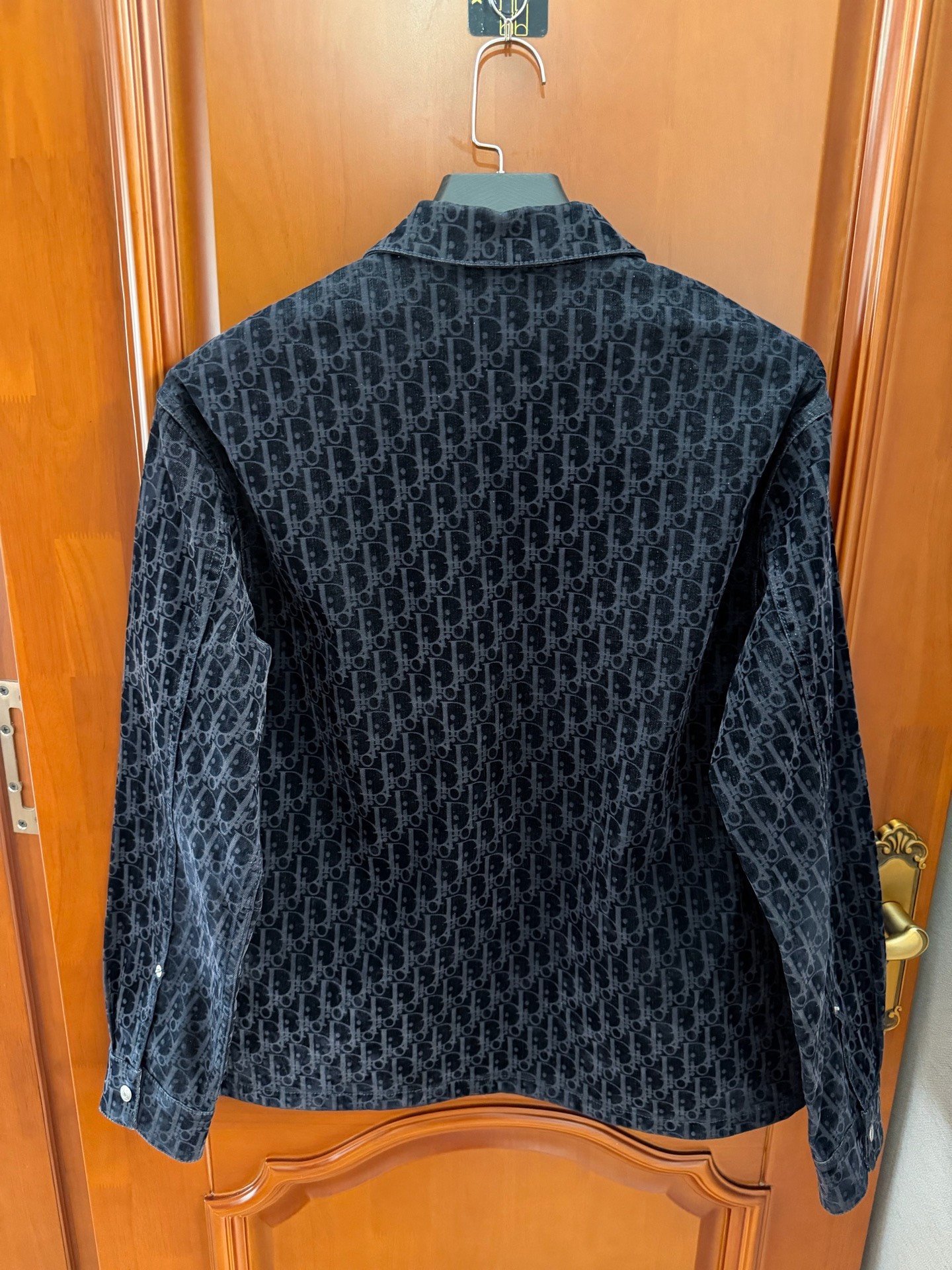 Dior All-Over Logo Flocked Shirt — front