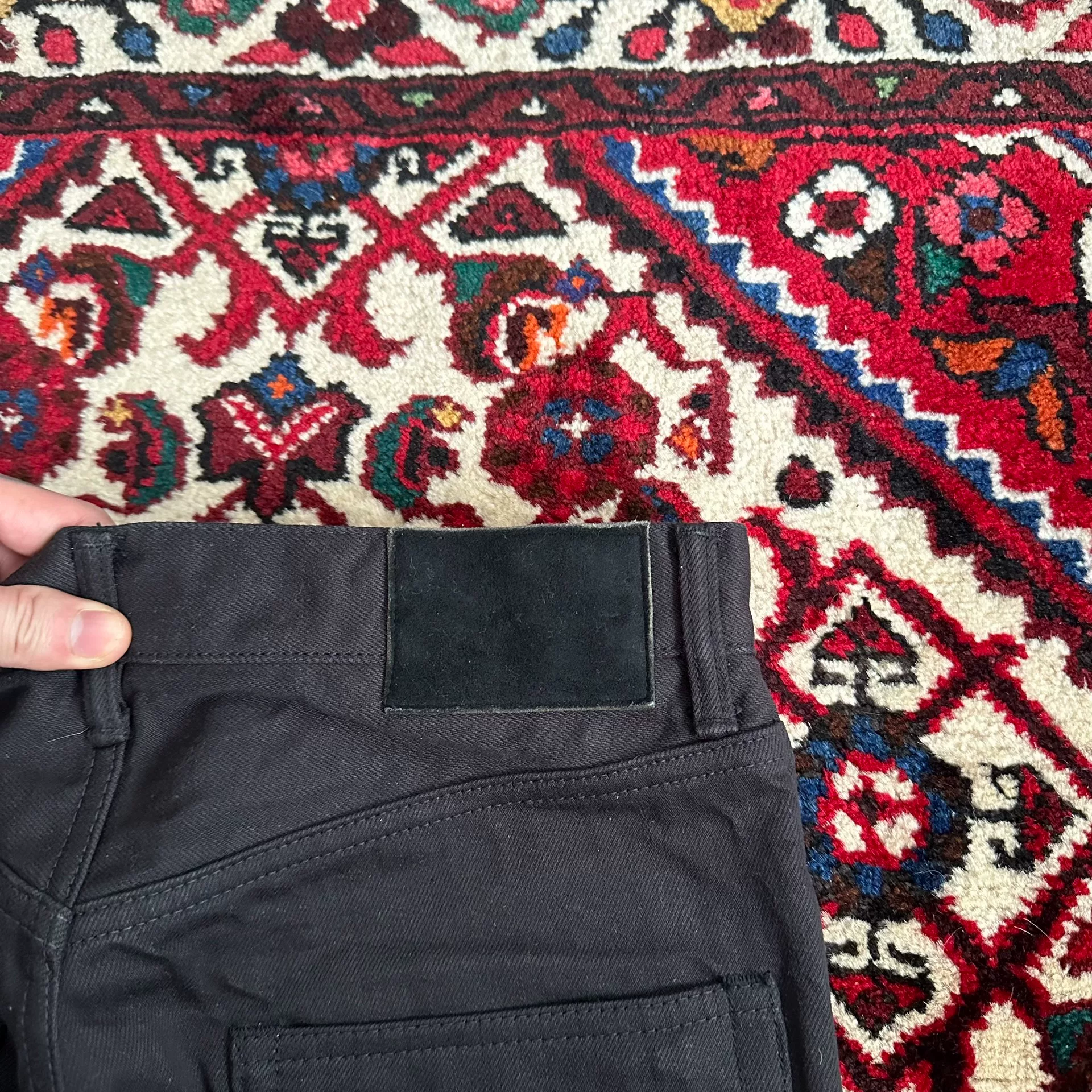 visvim 23SS CMYK 03R Black Jeans — label