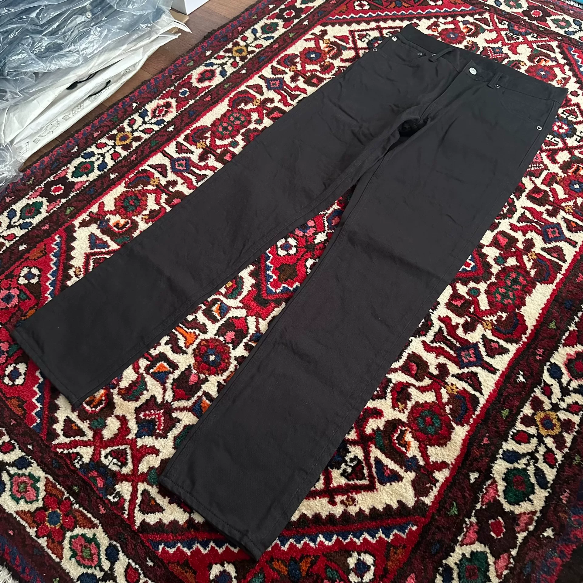 visvim 23SS CMYK 03R Black Jeans — detail