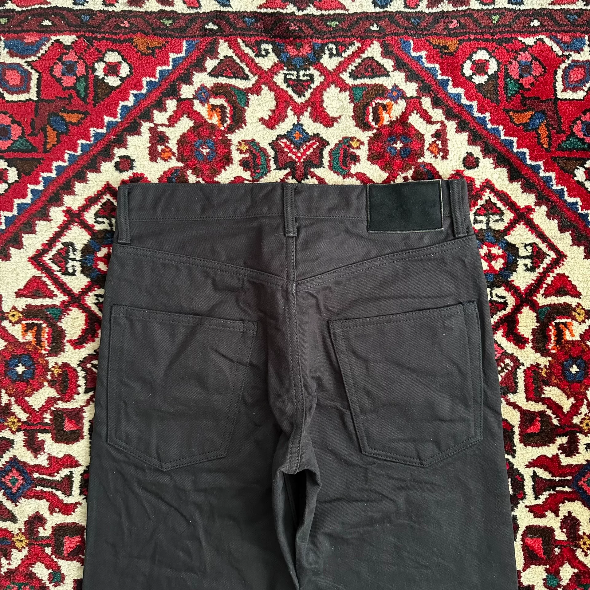 visvim 23SS CMYK 03R Black Jeans — back