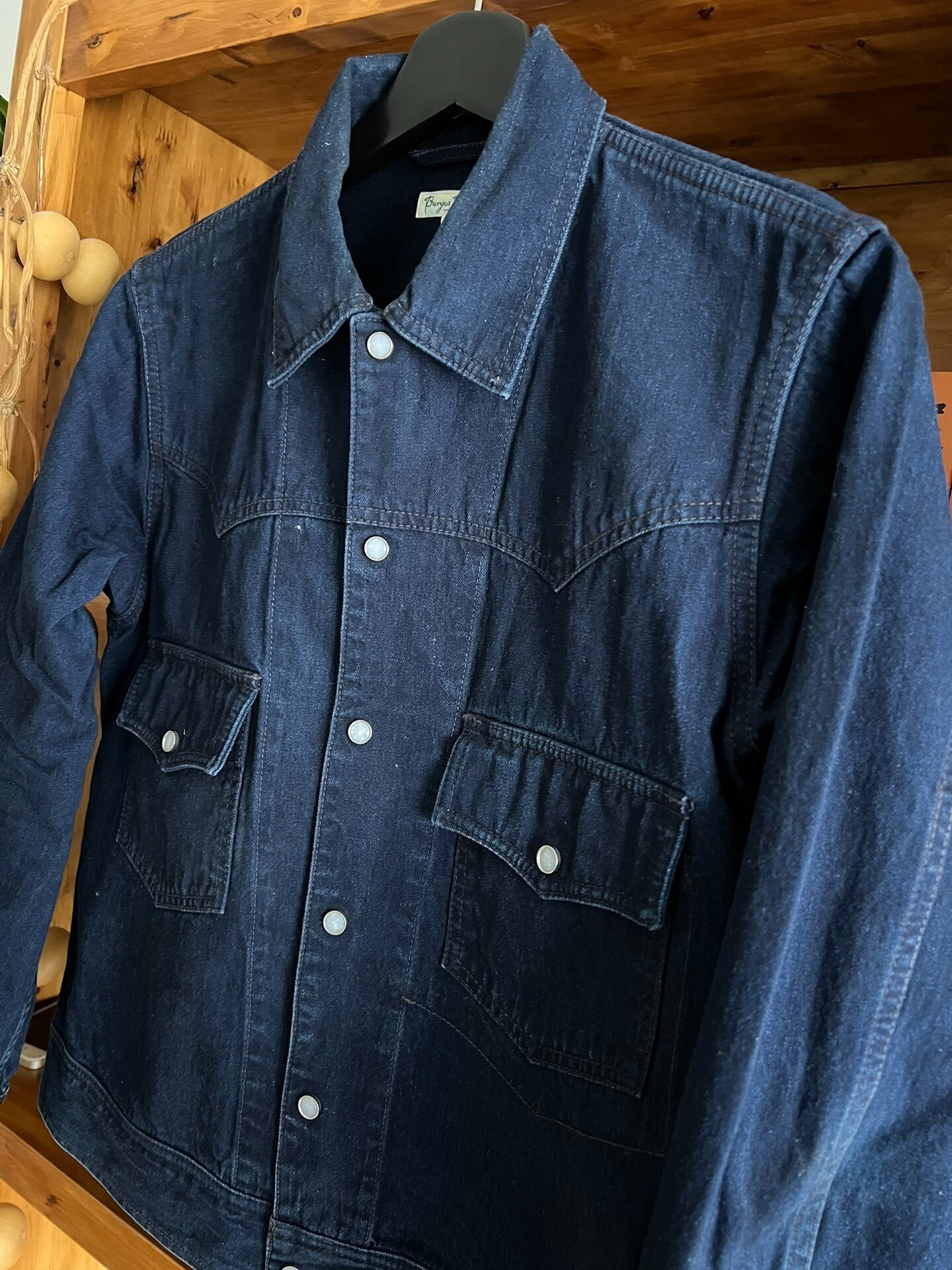 Burgus Plus Japanese Indigo Work Jacket — back