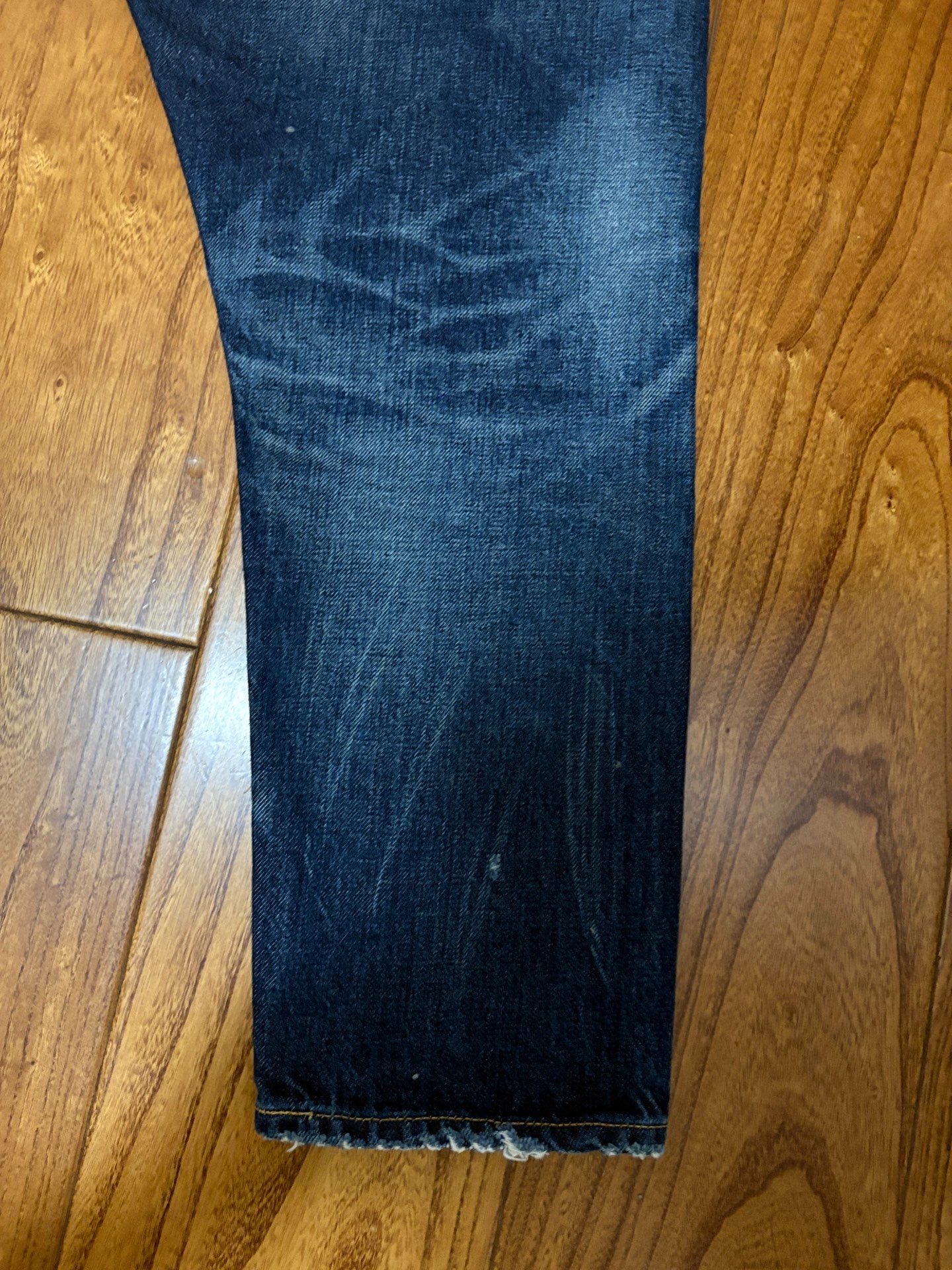 Vanquish & Fragment Heavy Washed Jeans — detail