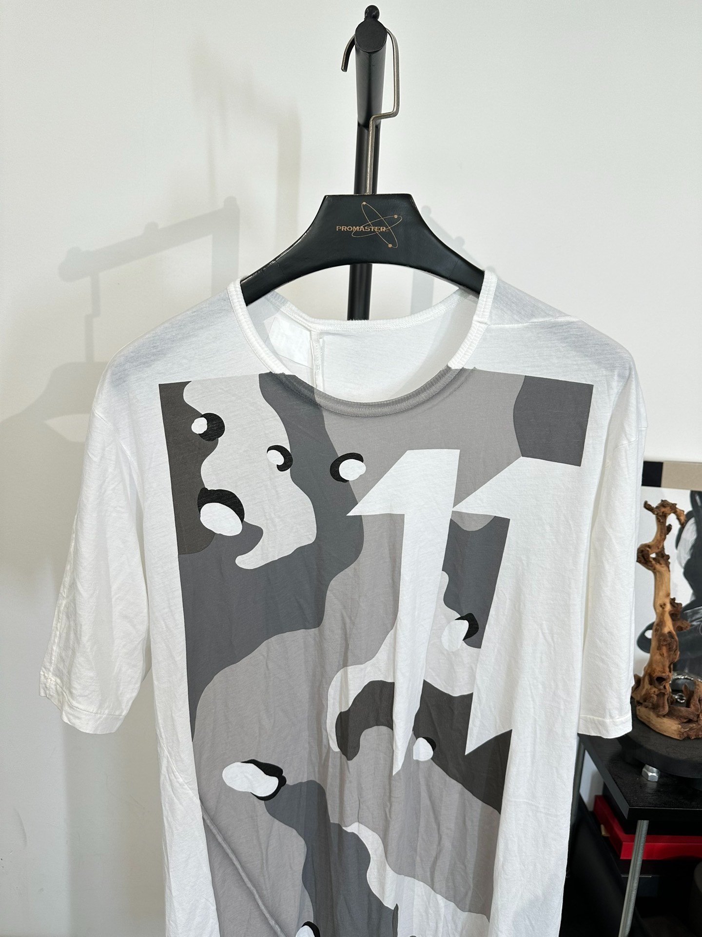 Boris Bidjan Saberi 11by bbs T2 Camo T-Shirt — detail