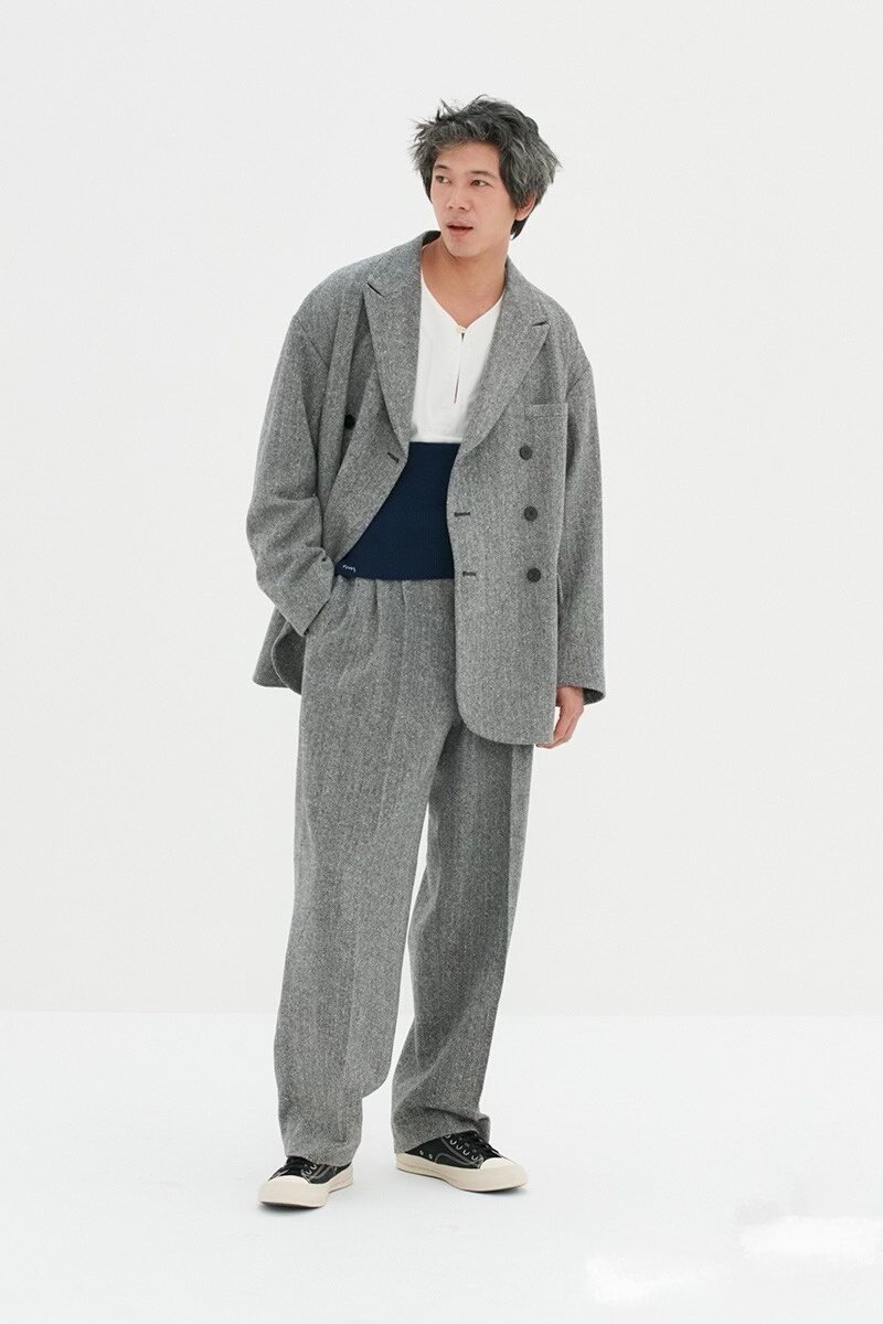 VISVIM 24AW RUSSO PANTS (DONEGAL) — front