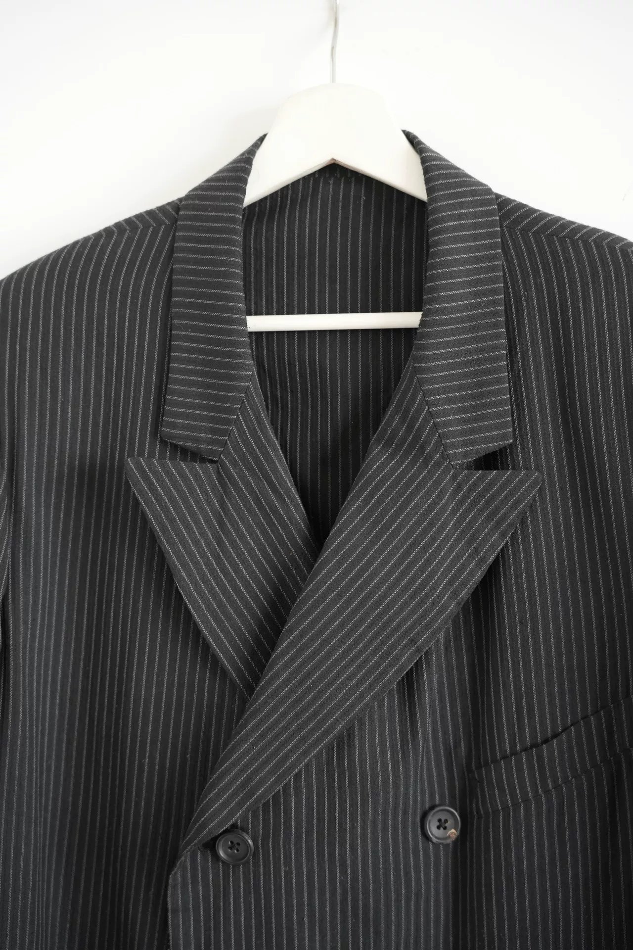 Yohji Yamamoto 96SS Houndstooth Stripe Blazer — back