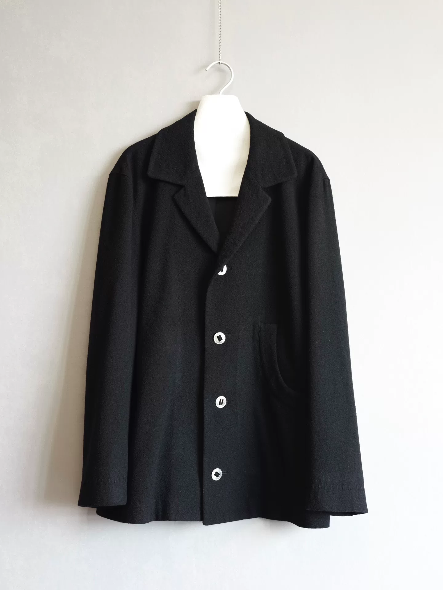 Yohji Yamamoto 05AW Silver Button Coat