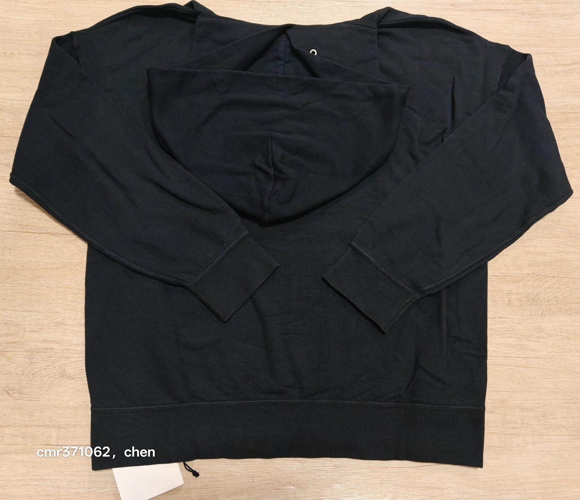 visvim 19ss jumbo hoodie p.o — label