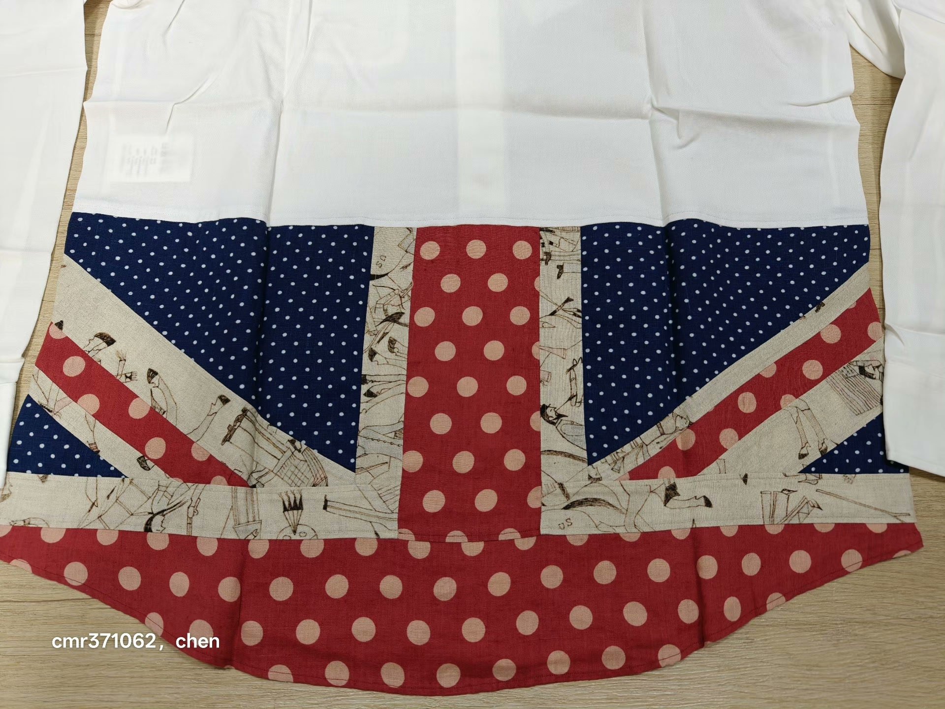 visvim 20SS Spot Lungta Union Jack Shirt — label