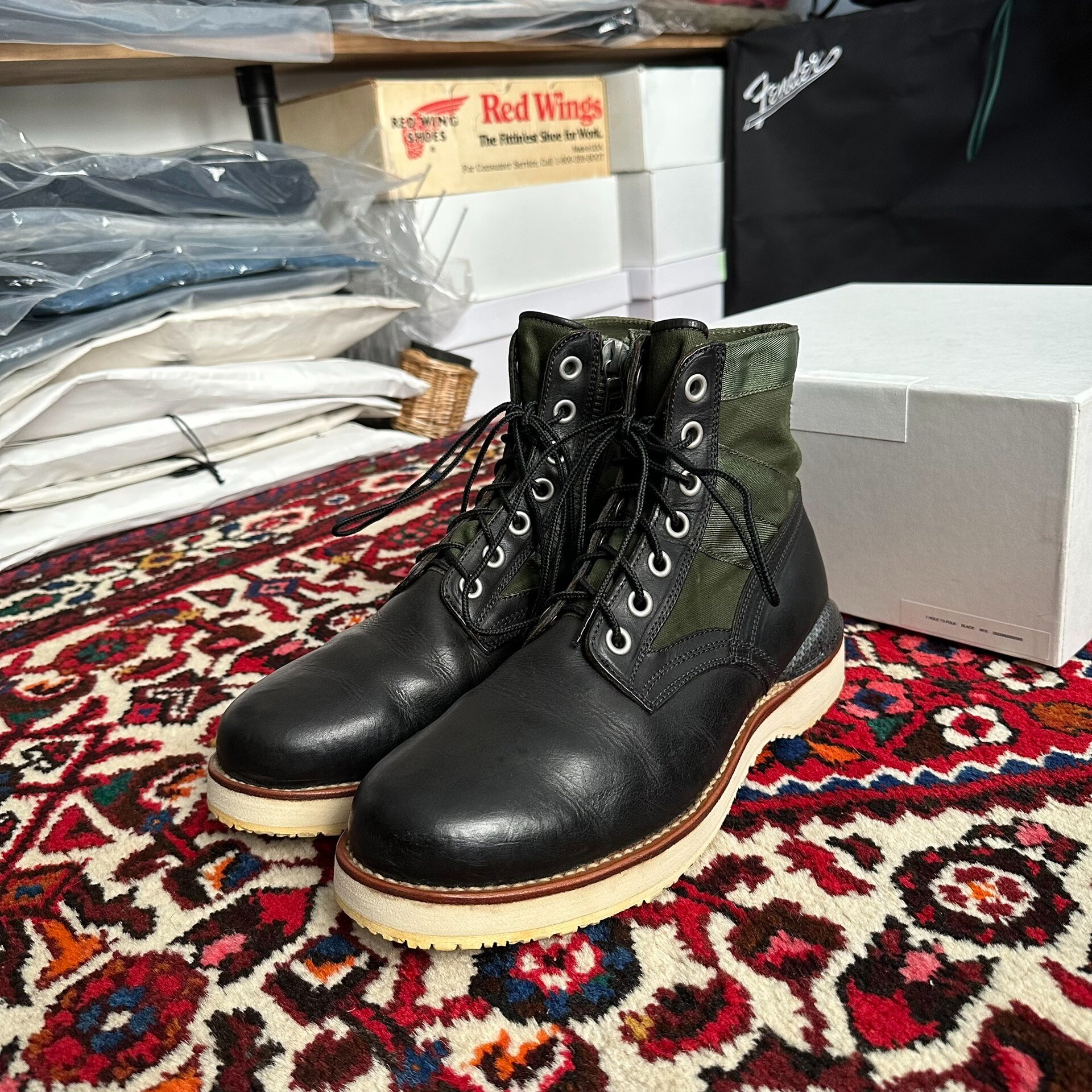 visvim 10ss 7-hole Boots — detail