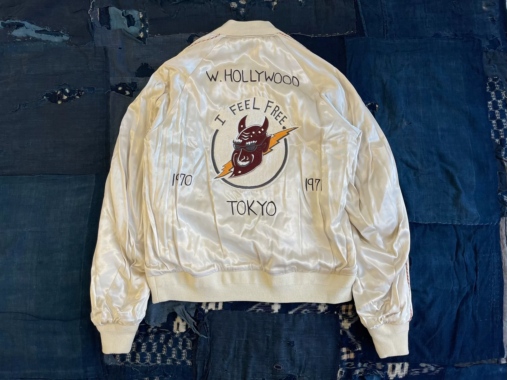 VISVIM 17SS Douglas Satin Bomber Jacket