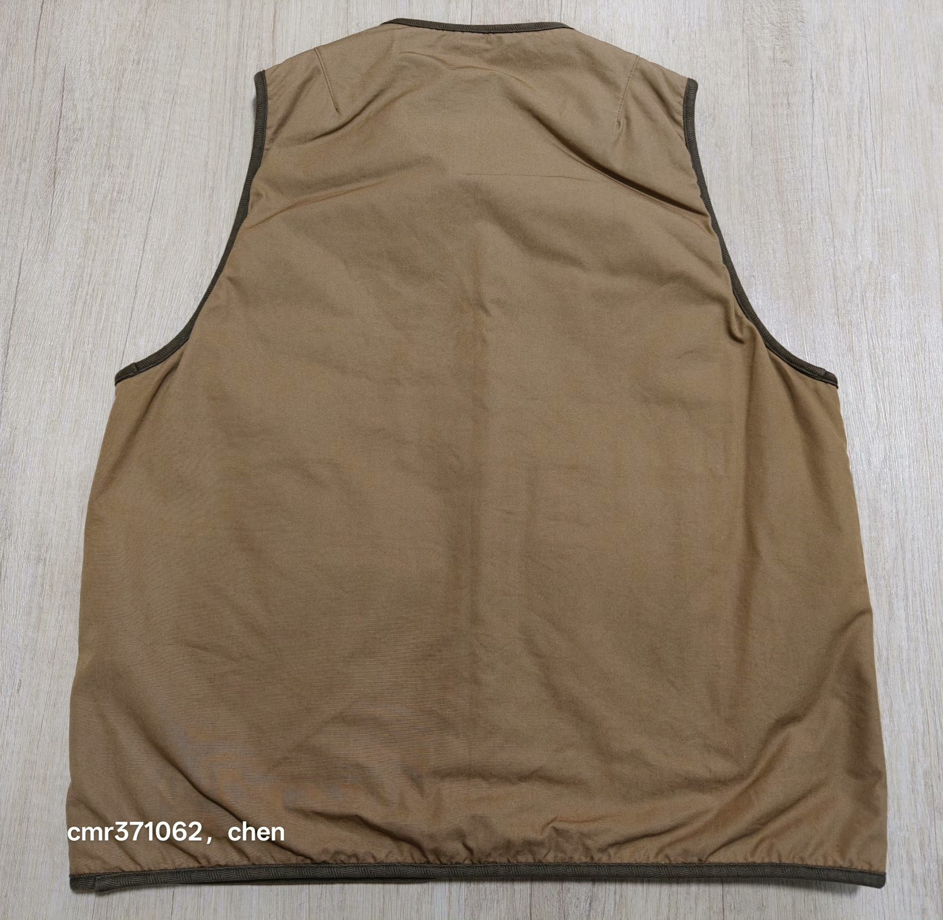 visvim 20AW Iris Liner Vest — detail