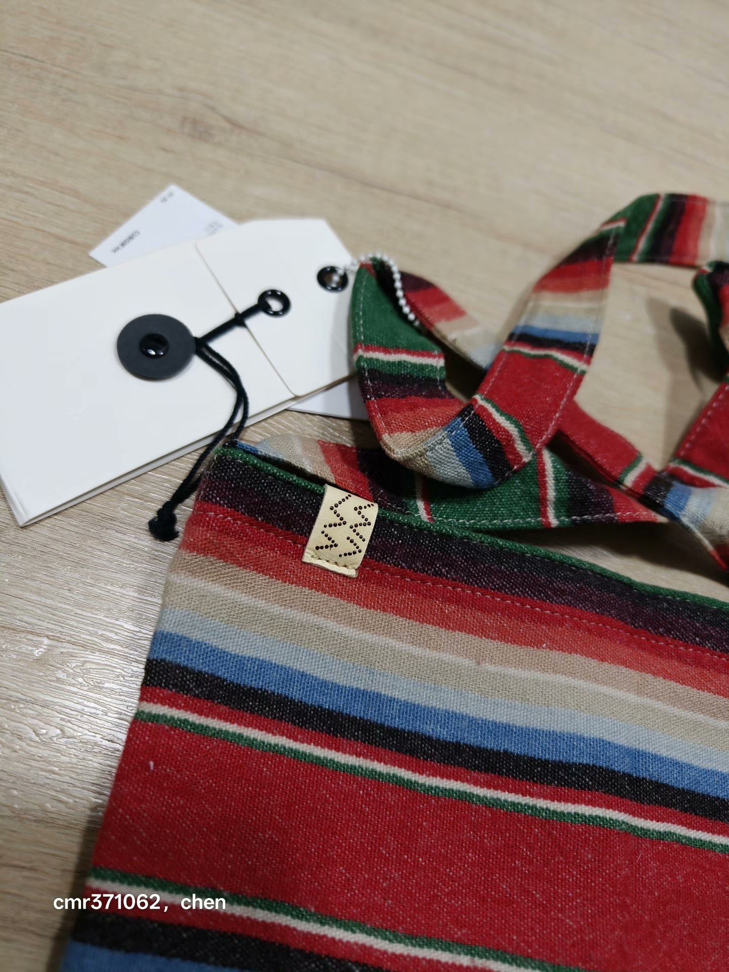 VISVIM 18SS MUSETTE Limited Rainbow Bag — front