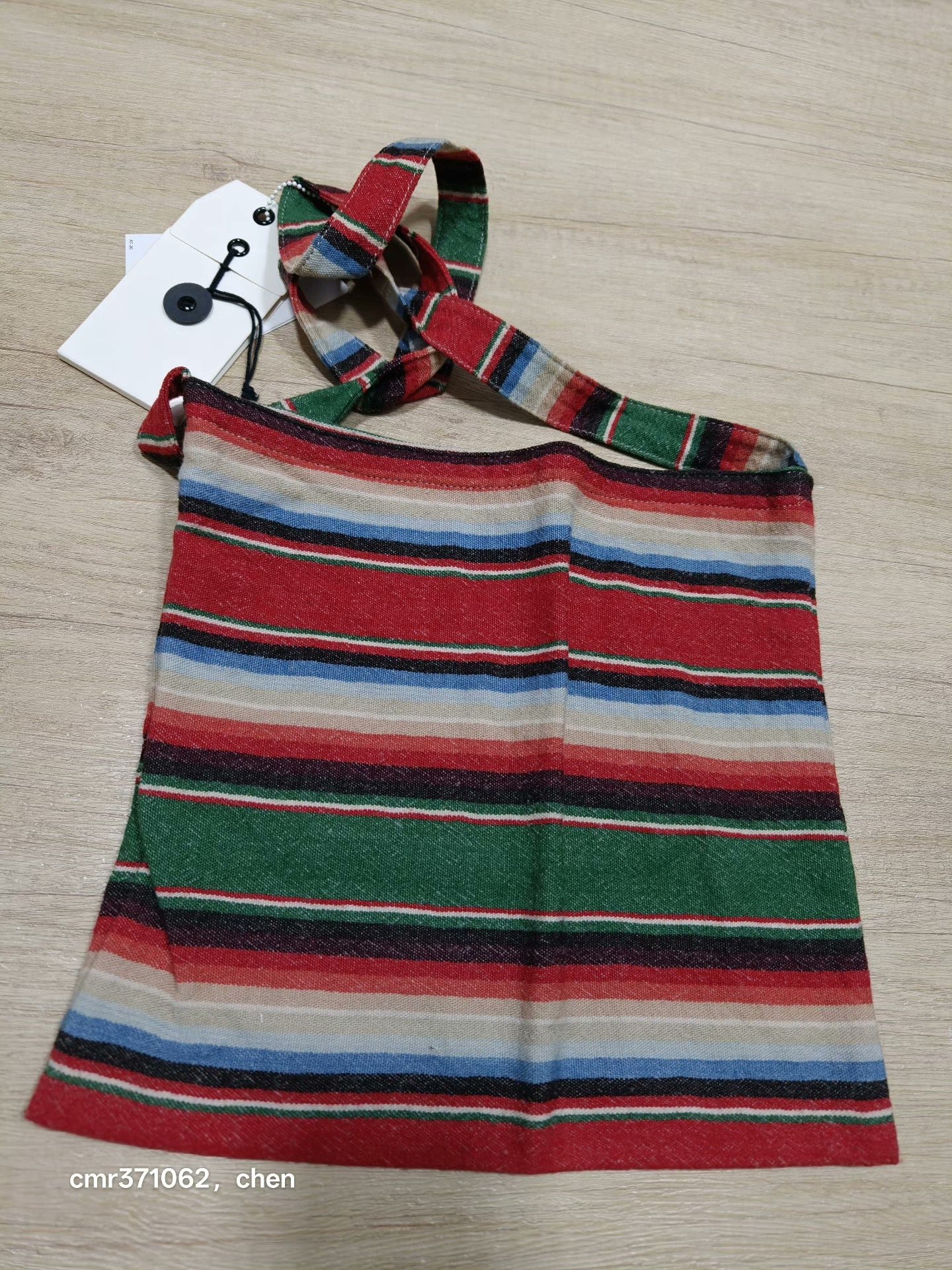 VISVIM 18SS MUSETTE Limited Rainbow Bag — label