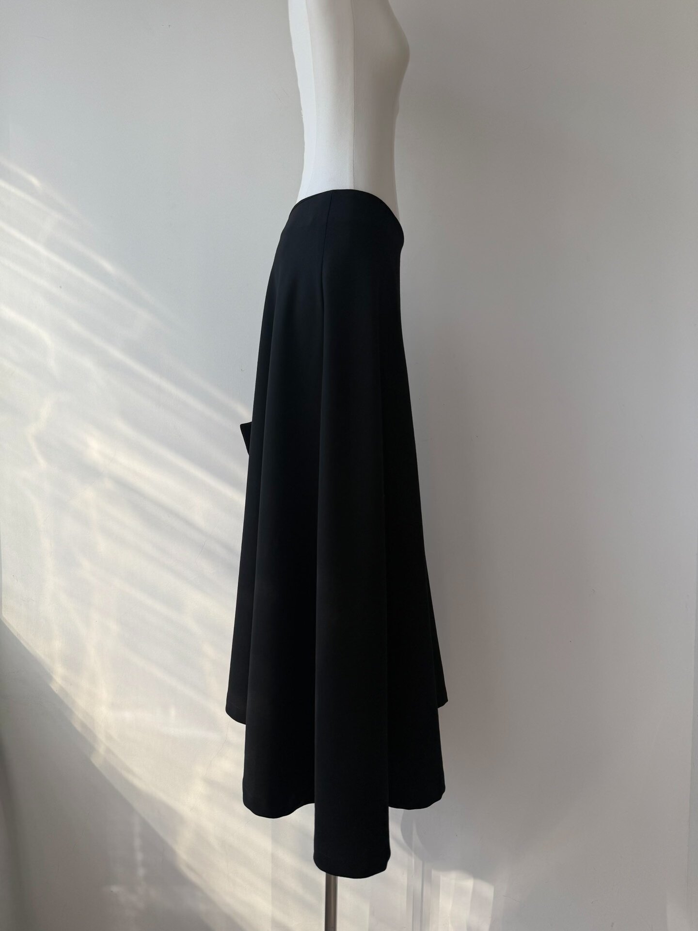 Yohji Yamamoto Y's 19AW Asymmetrical Long Skirt — label