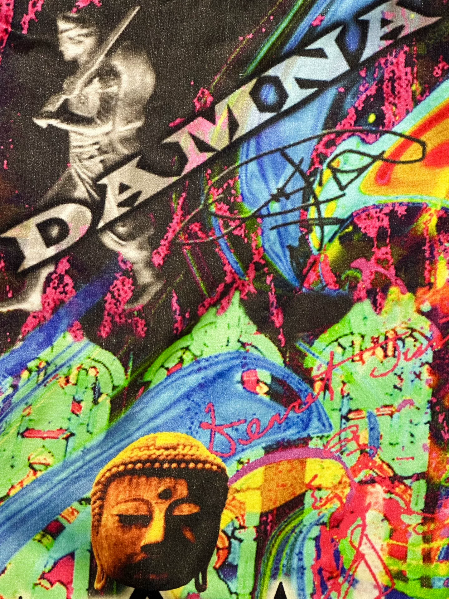 Yohji Yamamoto x Justin Davis Y2K Messenger Bag — label