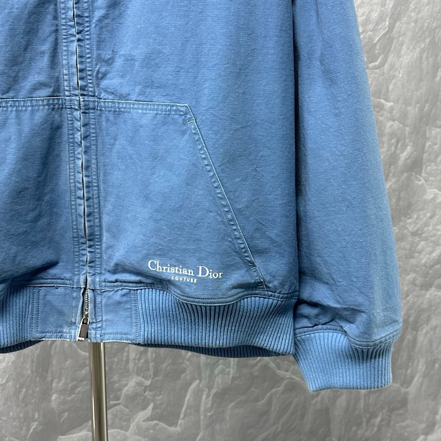 Dior SS25 Embroidered Hooded Jacket — detail