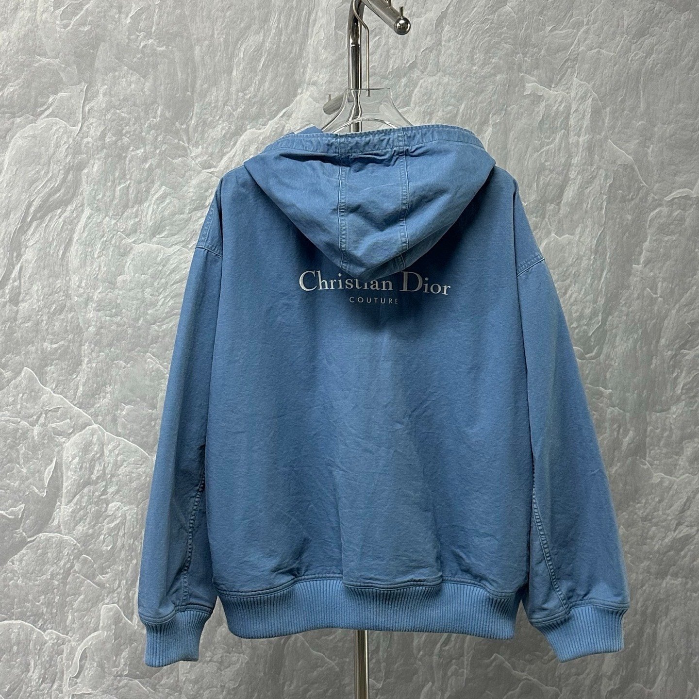 Dior SS25 Embroidered Hooded Jacket — back
