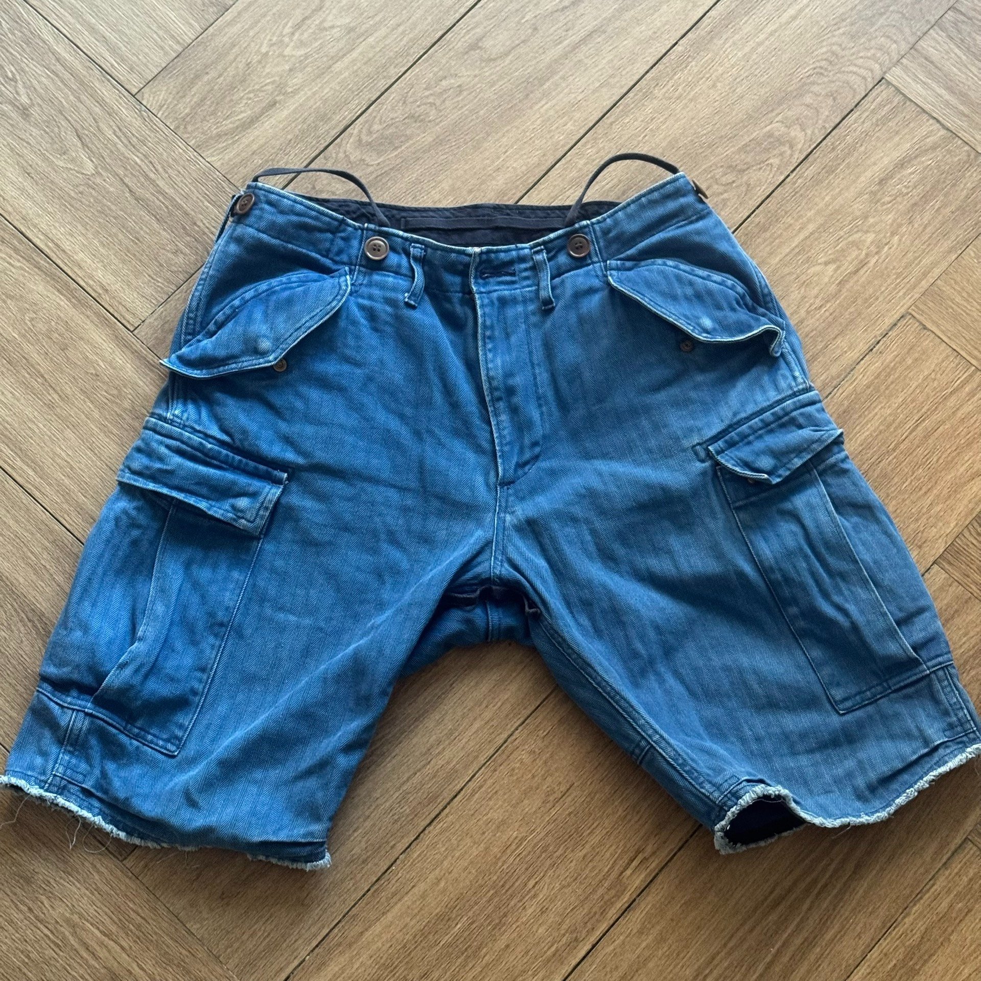 VSIVIM EIGER SANCTION HBT Indigo Shorts