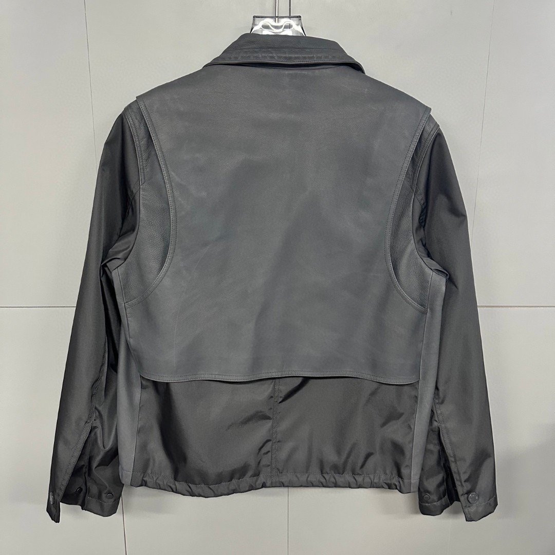 Louis Vuitton Full Monogram Leather Jacket — back