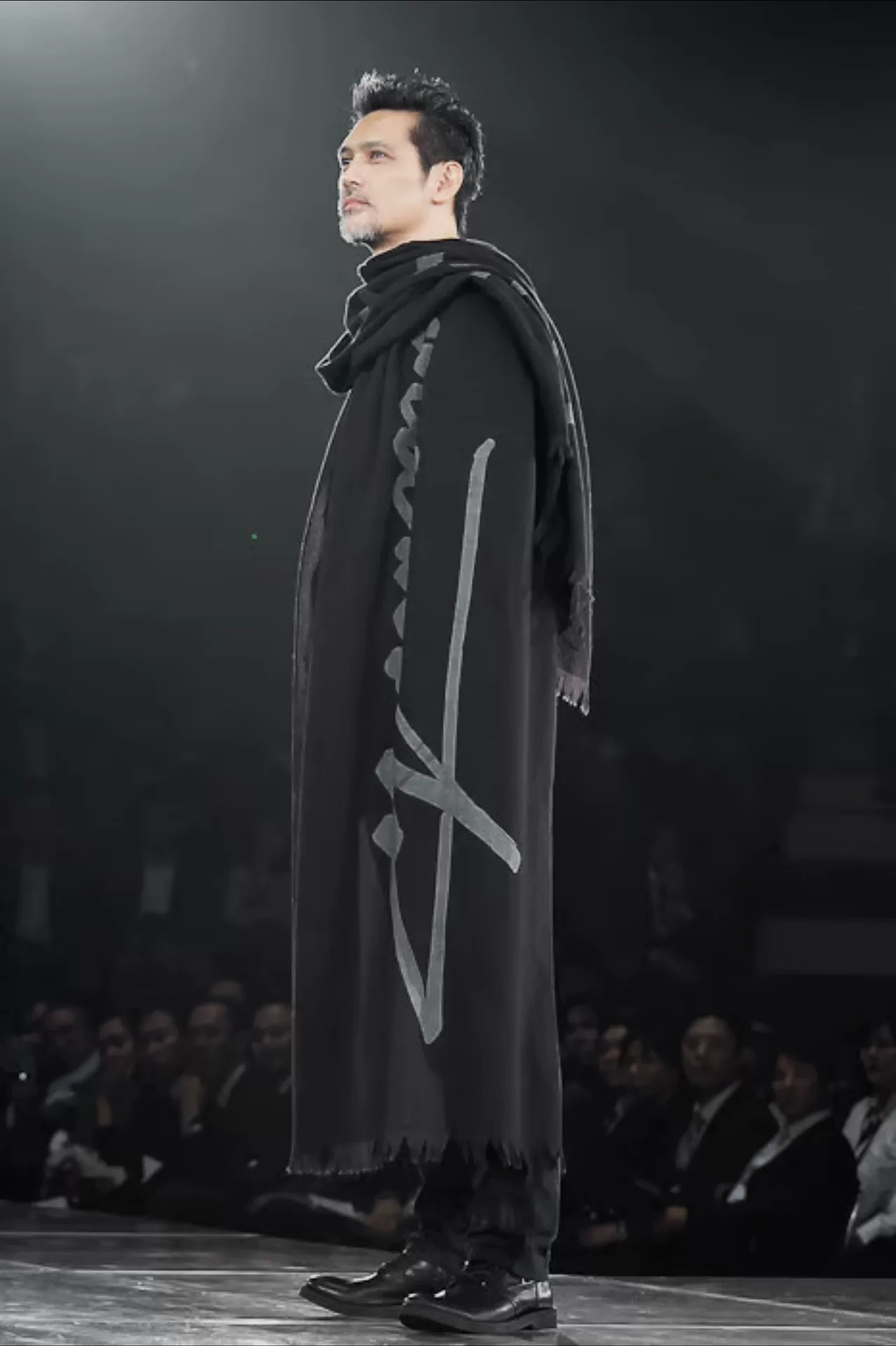 Yohji Yamamoto No Smoking Silk Scarf — front