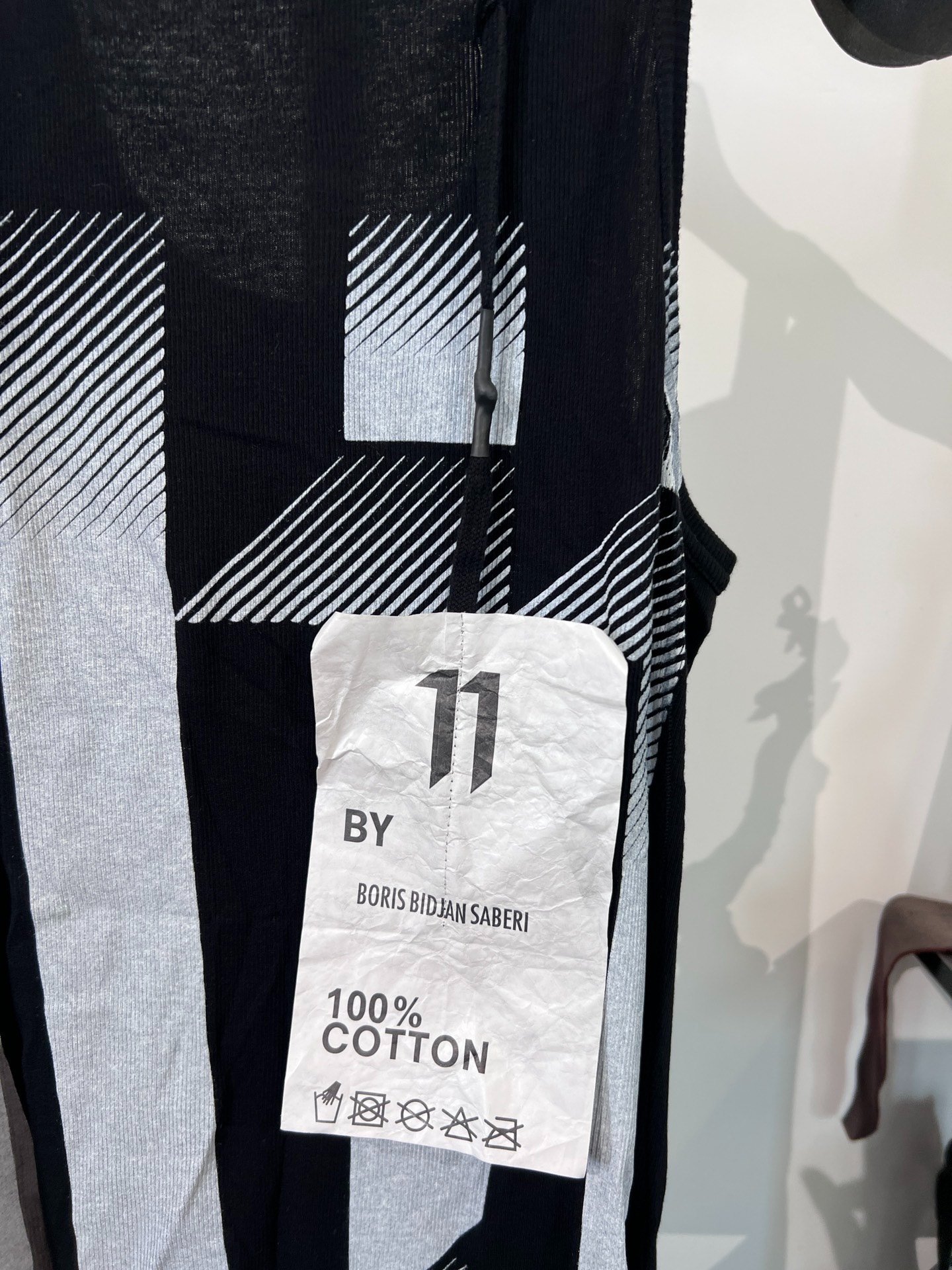 Boris Bidjan Saberi 11by BBS Tank Top — label