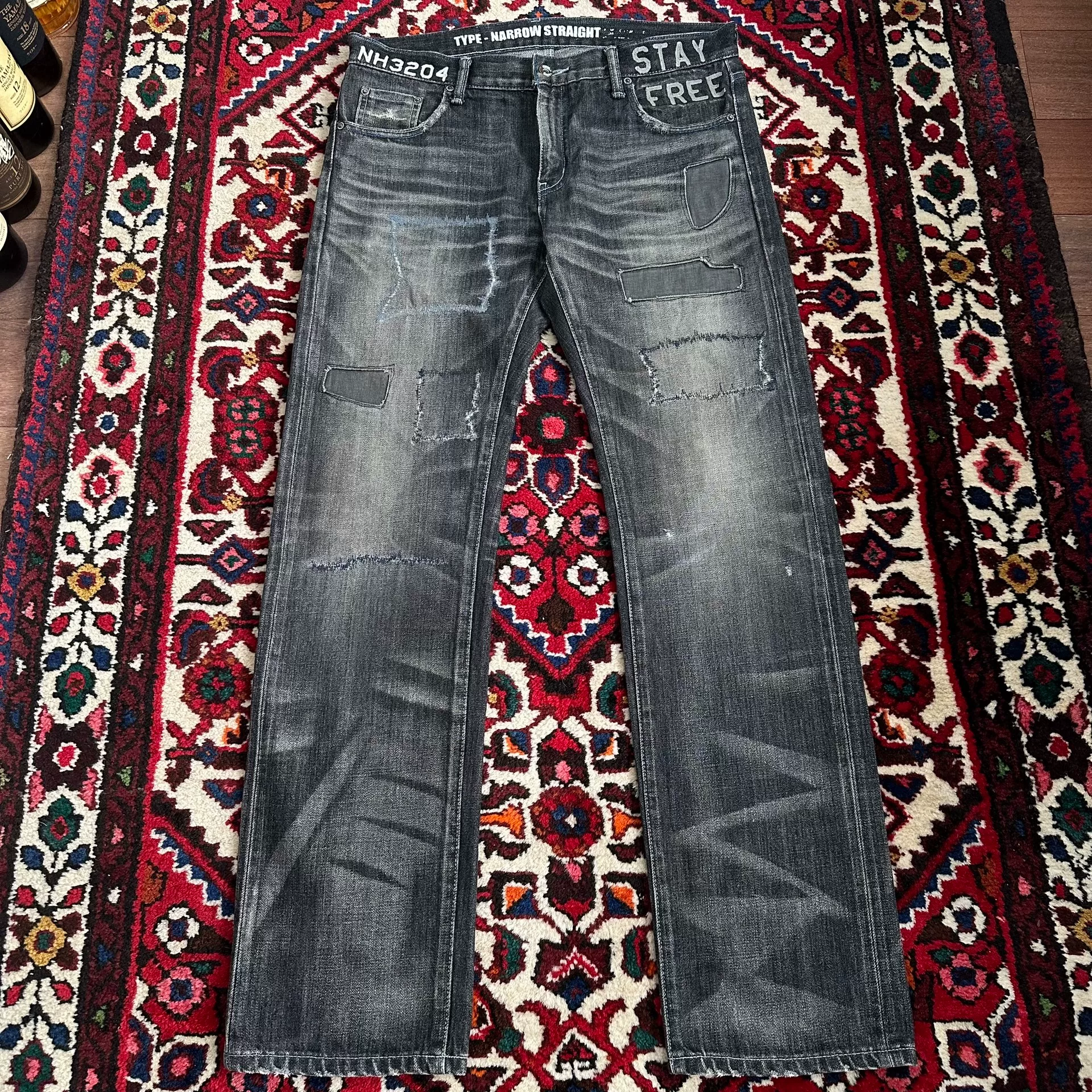 NBHD 10EX Narrow Knife-Cut Jeans — front