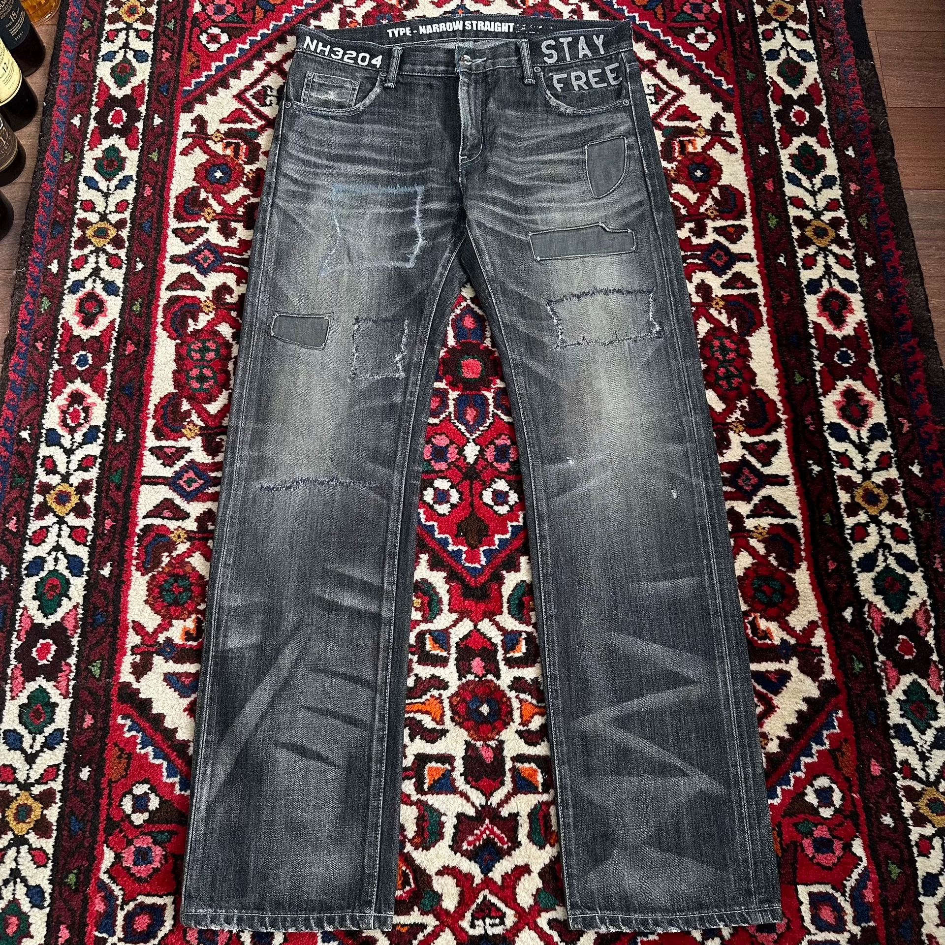 NBHD 10EX Narrow Knife-Cut Jeans