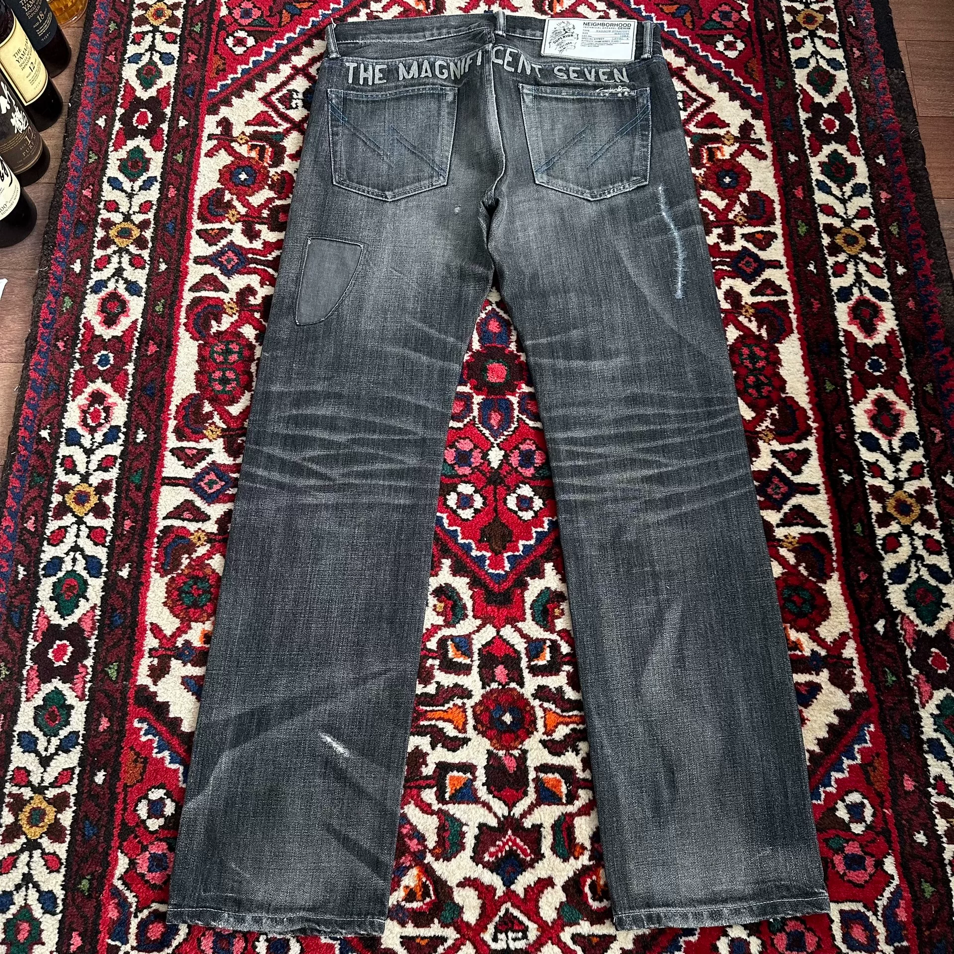 NBHD 10EX Narrow Knife-Cut Jeans — detail
