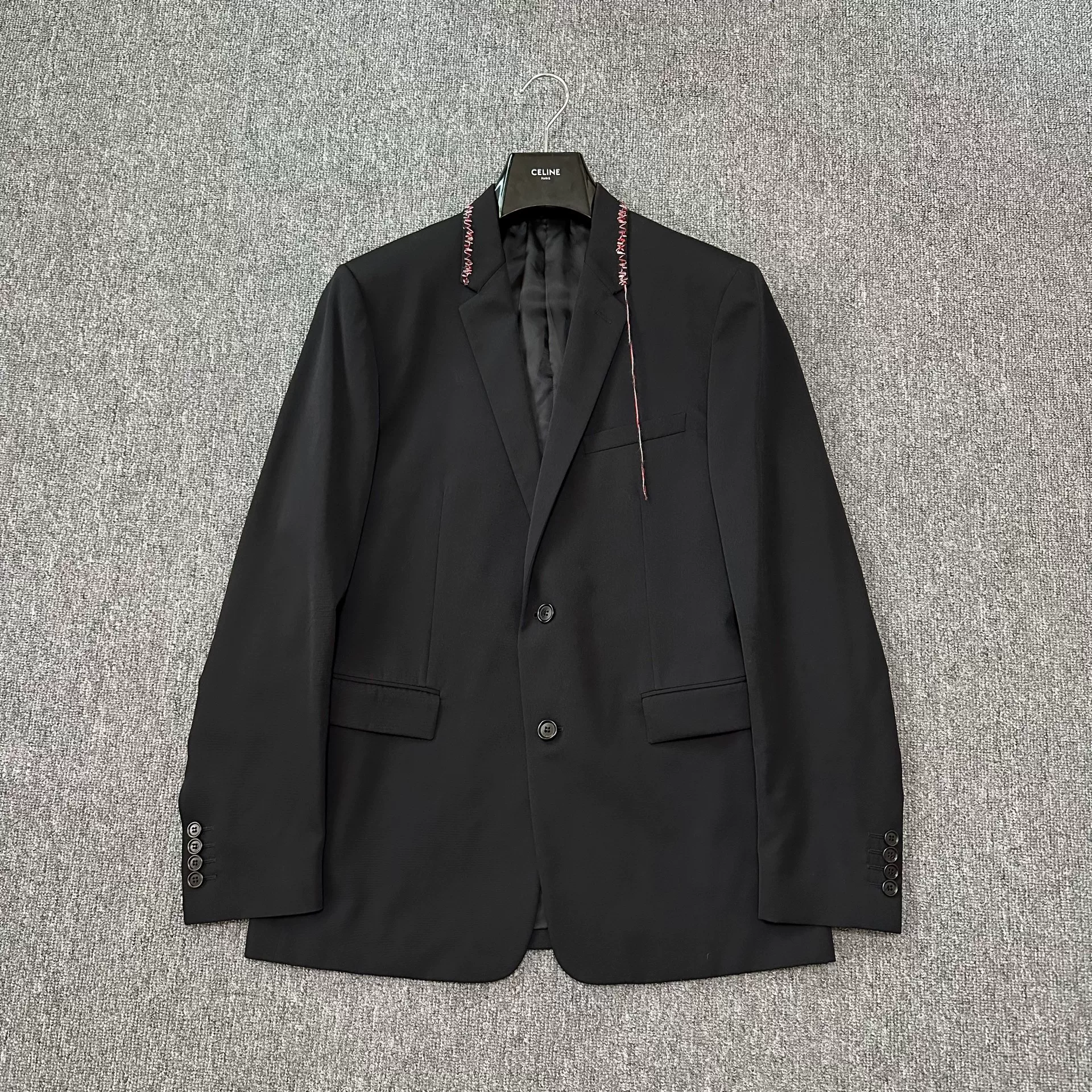 Dior Homme 16FW Red Tassel Wool Suit