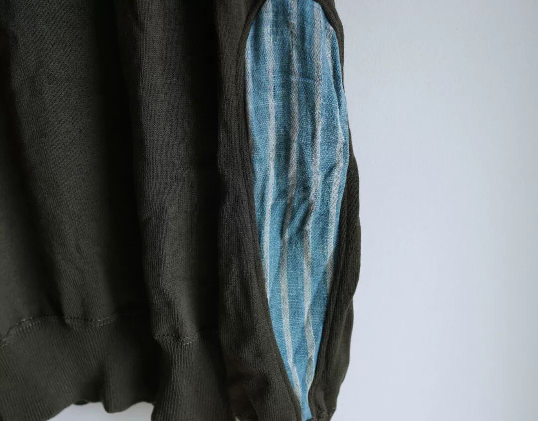 visvim Vintage Cloth Wool Crewneck Sweater — detail