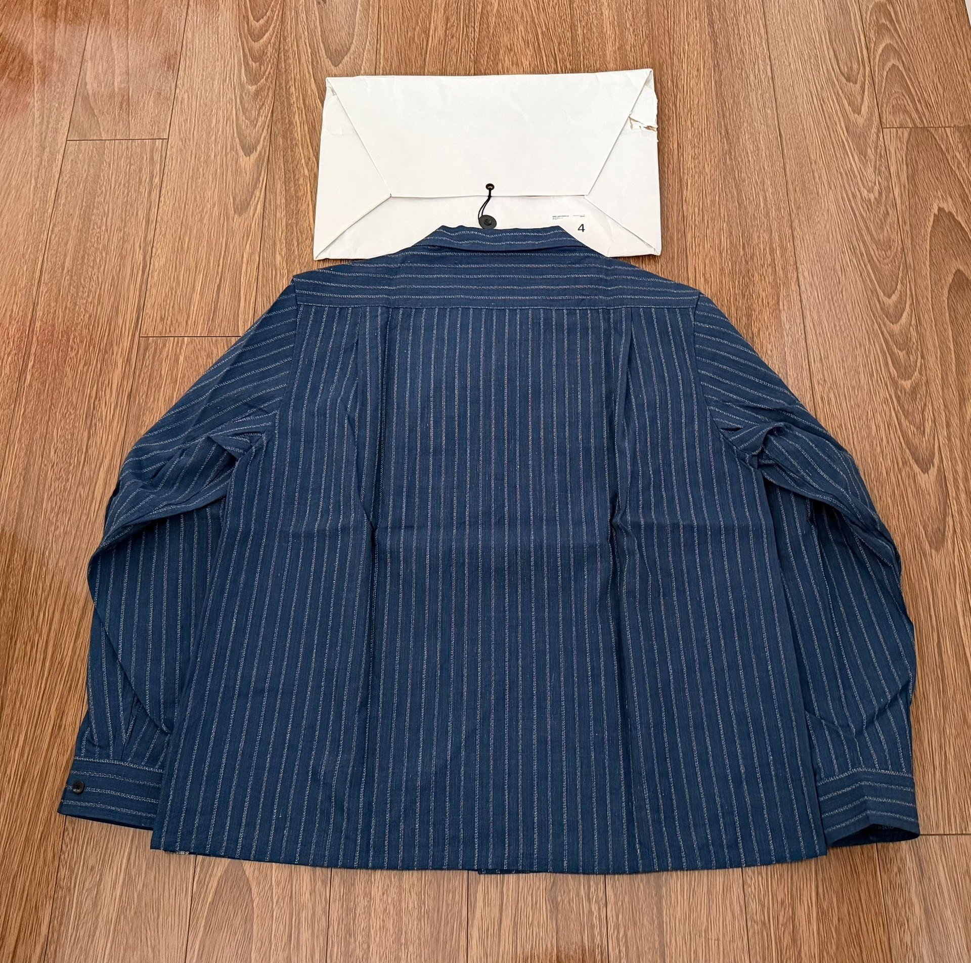 VISVIM 25AW KEESEY STRIPES L/S SHIRT — front