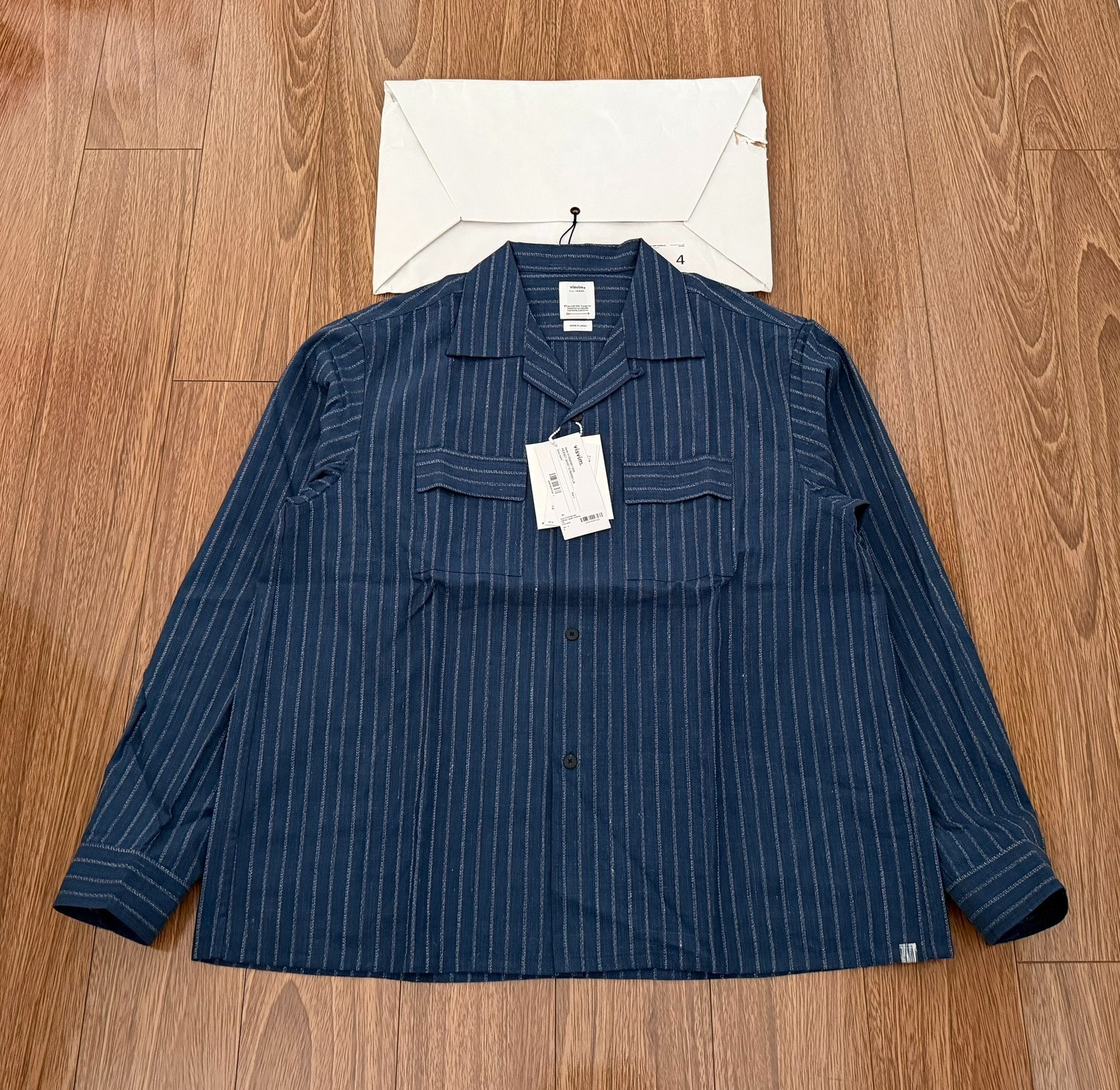 VISVIM 25AW KEESEY STRIPES L/S SHIRT