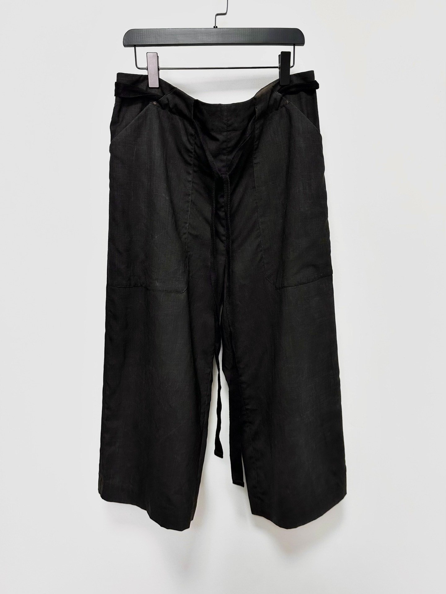 BIEK VERSTAPPEN Antique Wool Wide-Leg Pants