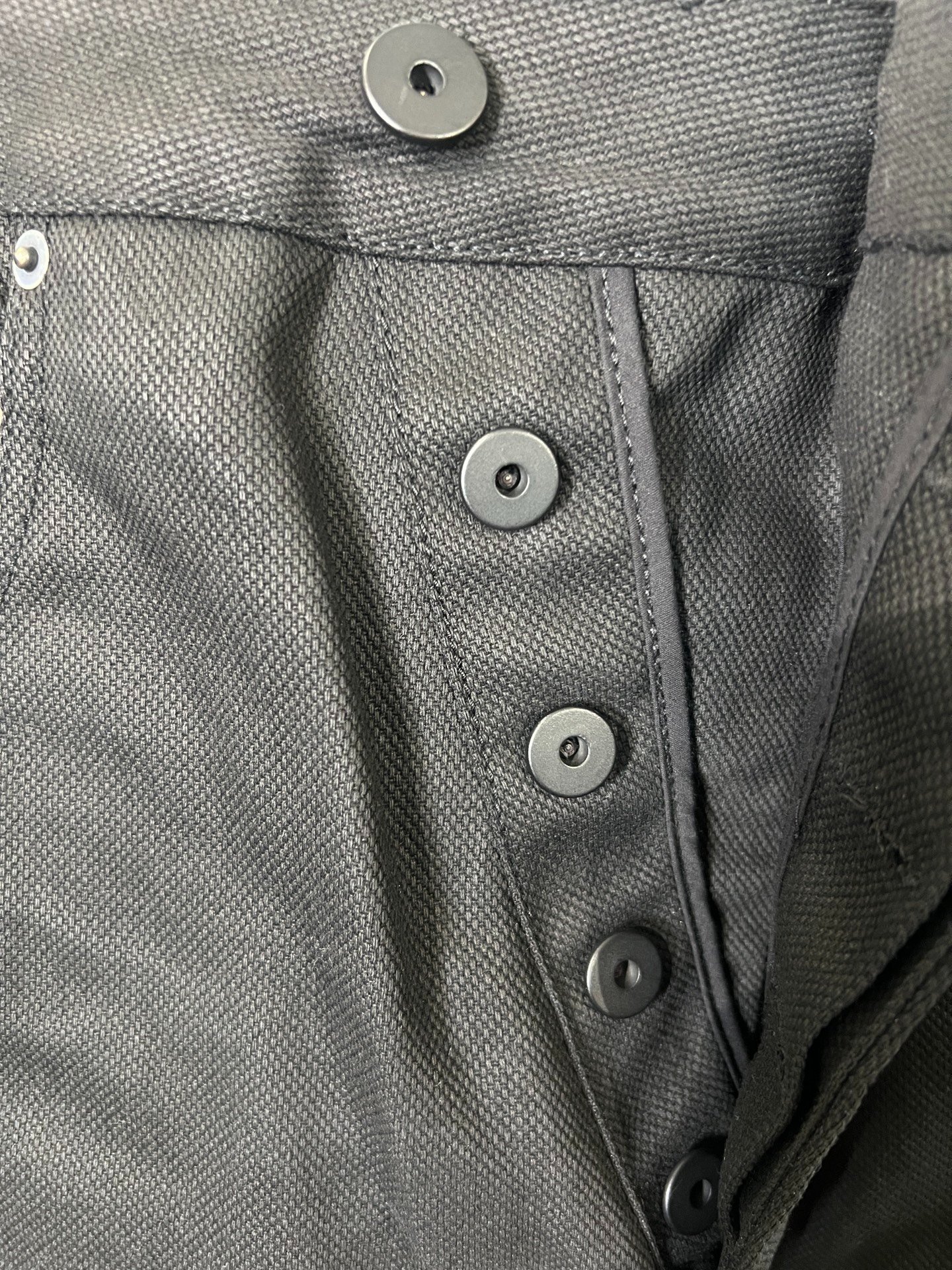 11 by BBS P4 Wax-Coated Pants — label