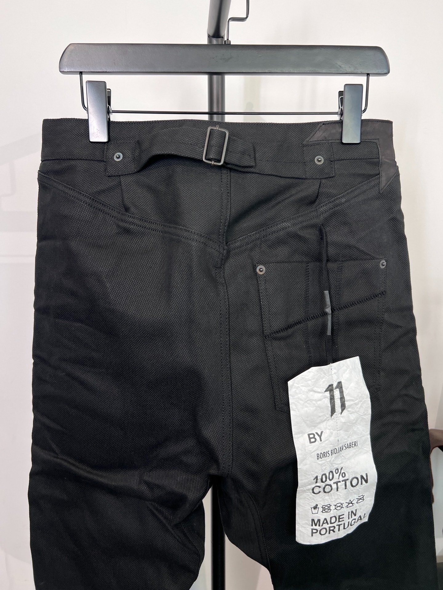 11 by BBS P4 Wax-Coated Pants — detail