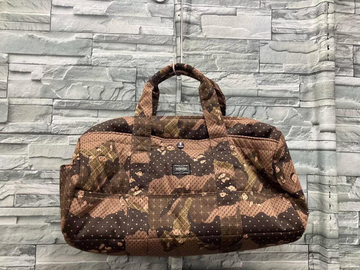 PORTER × SWAGGER Camouflage Boston Bag