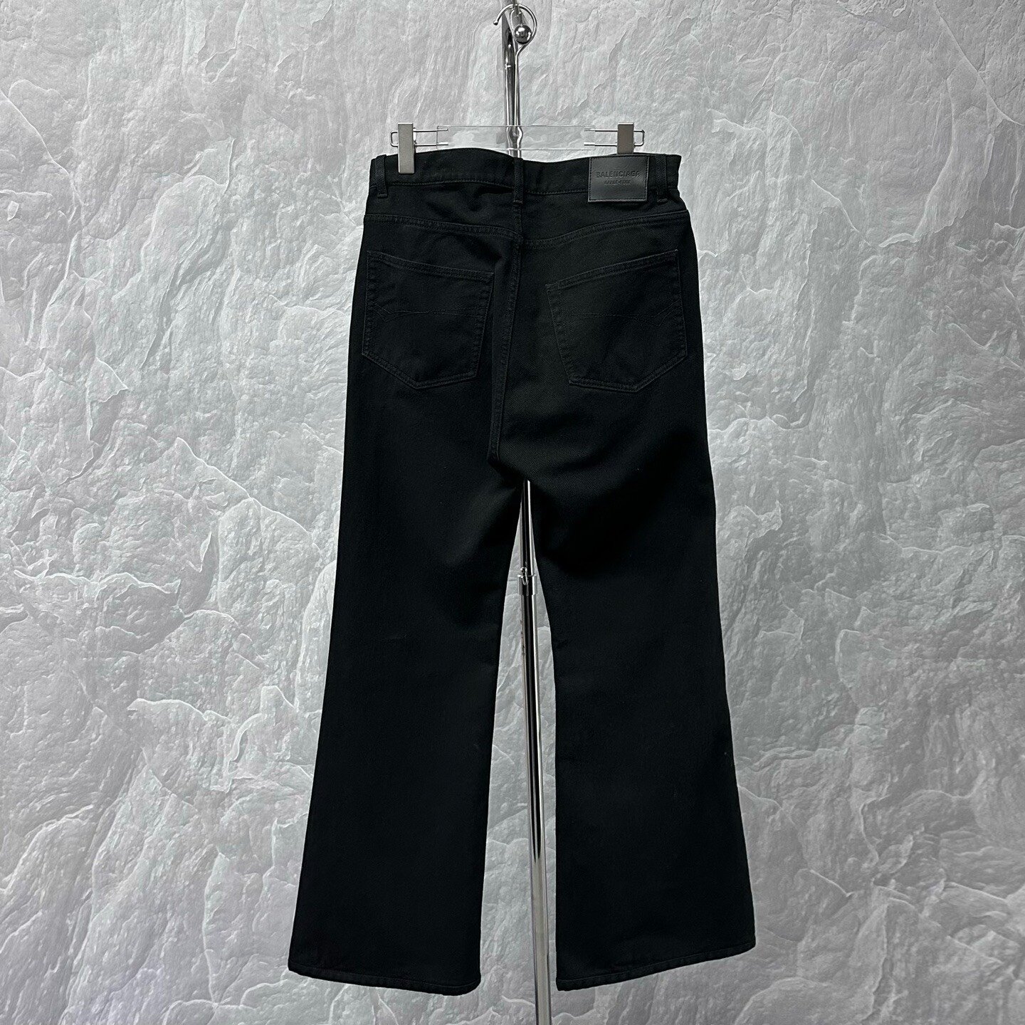 Balenciaga Leather Patch Denim Pants 30 — back