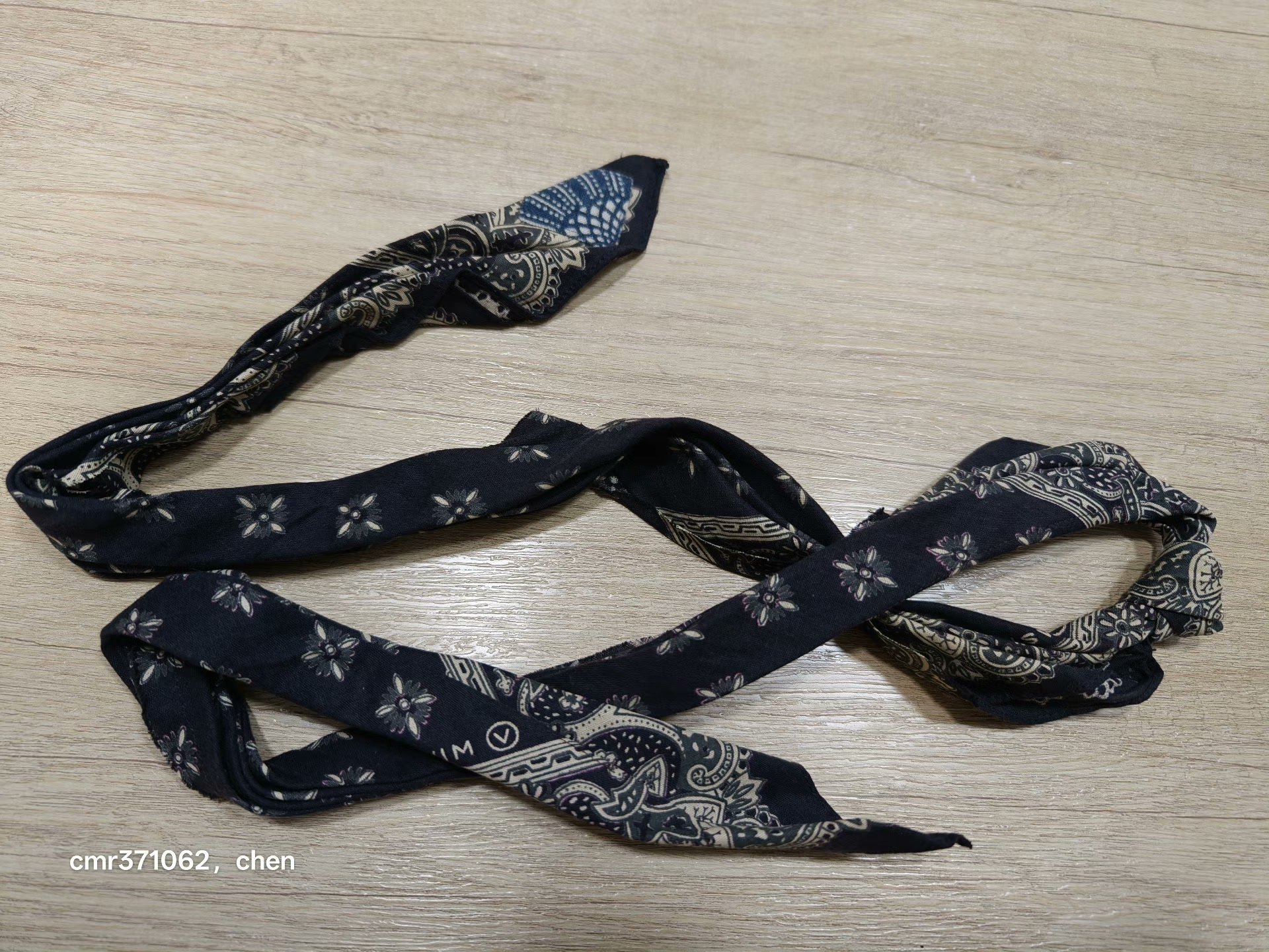 visvim 20 ICT Bandana Belt — label