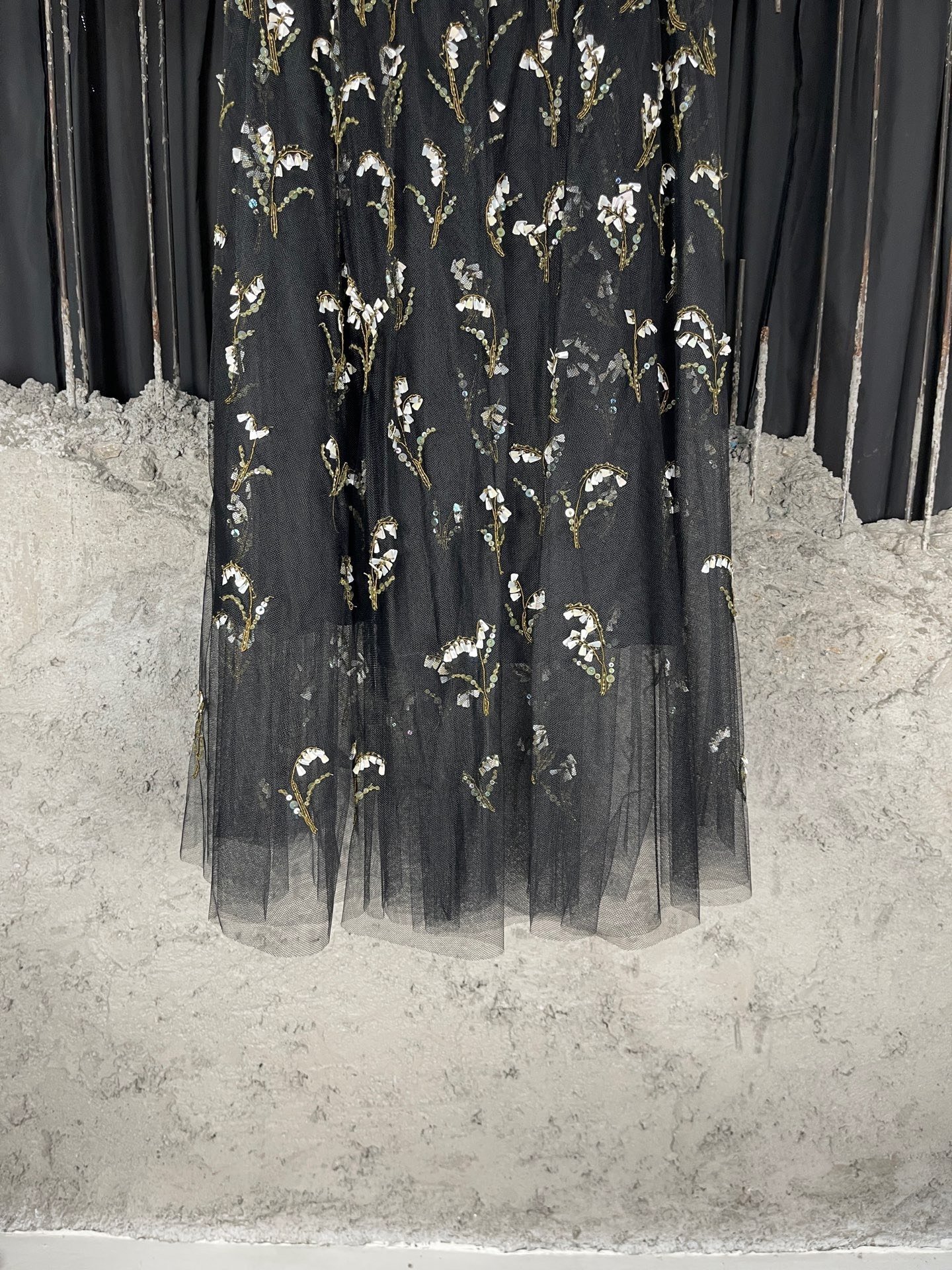 Dior Haute Couture Tulle Skirt — back