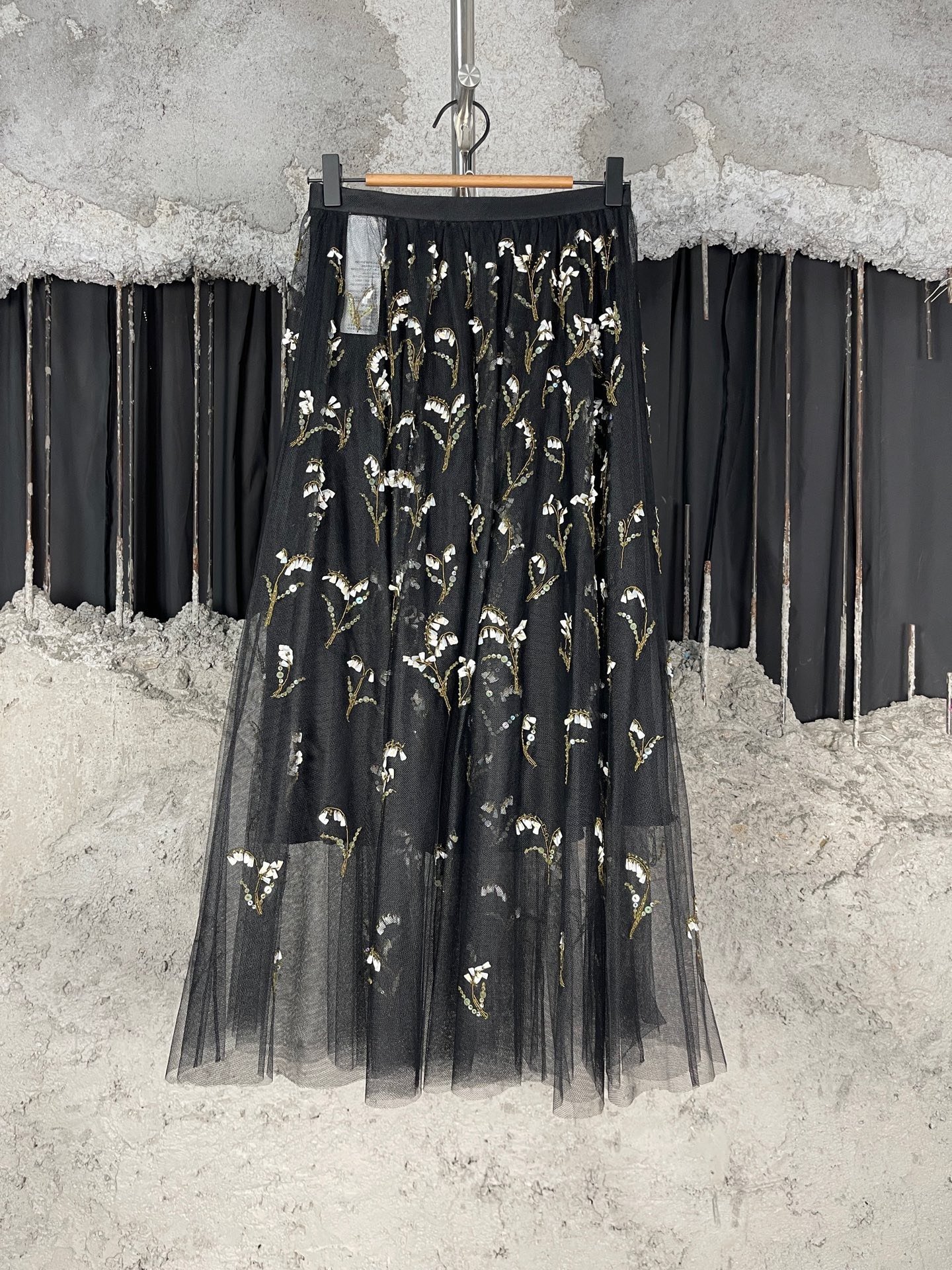 Dior Haute Couture Tulle Skirt — front