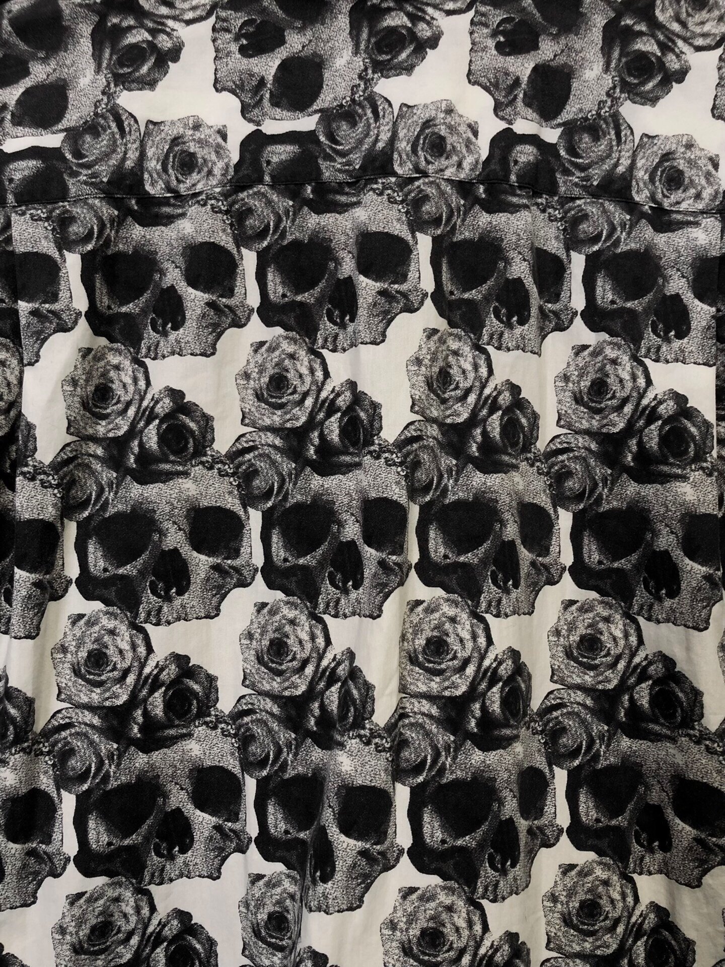 Comme des Garçons 2011SS Skull Rose Shirt — back